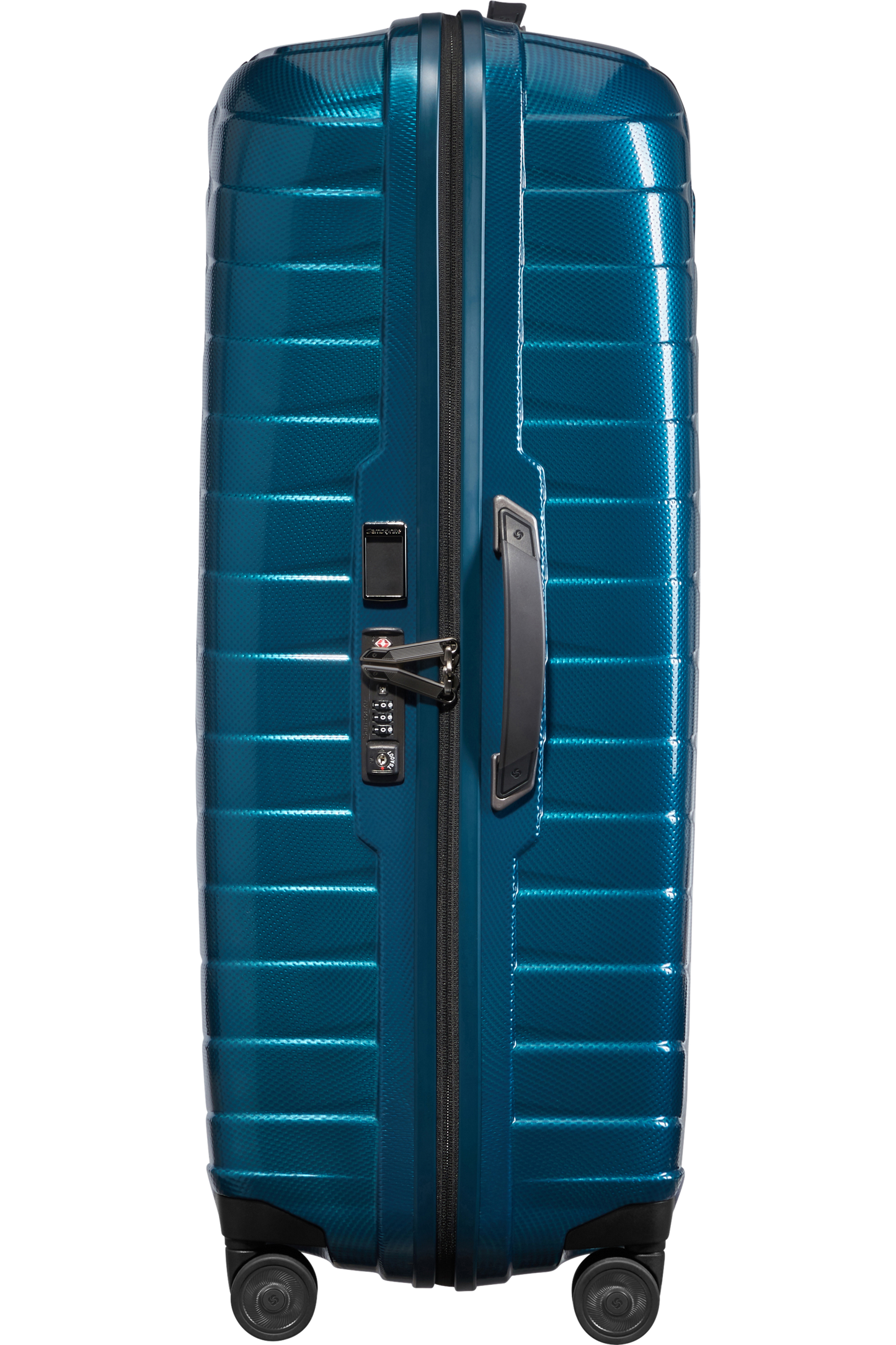 Proxis Valise à 4 roues 81cm - Bleu pétrole