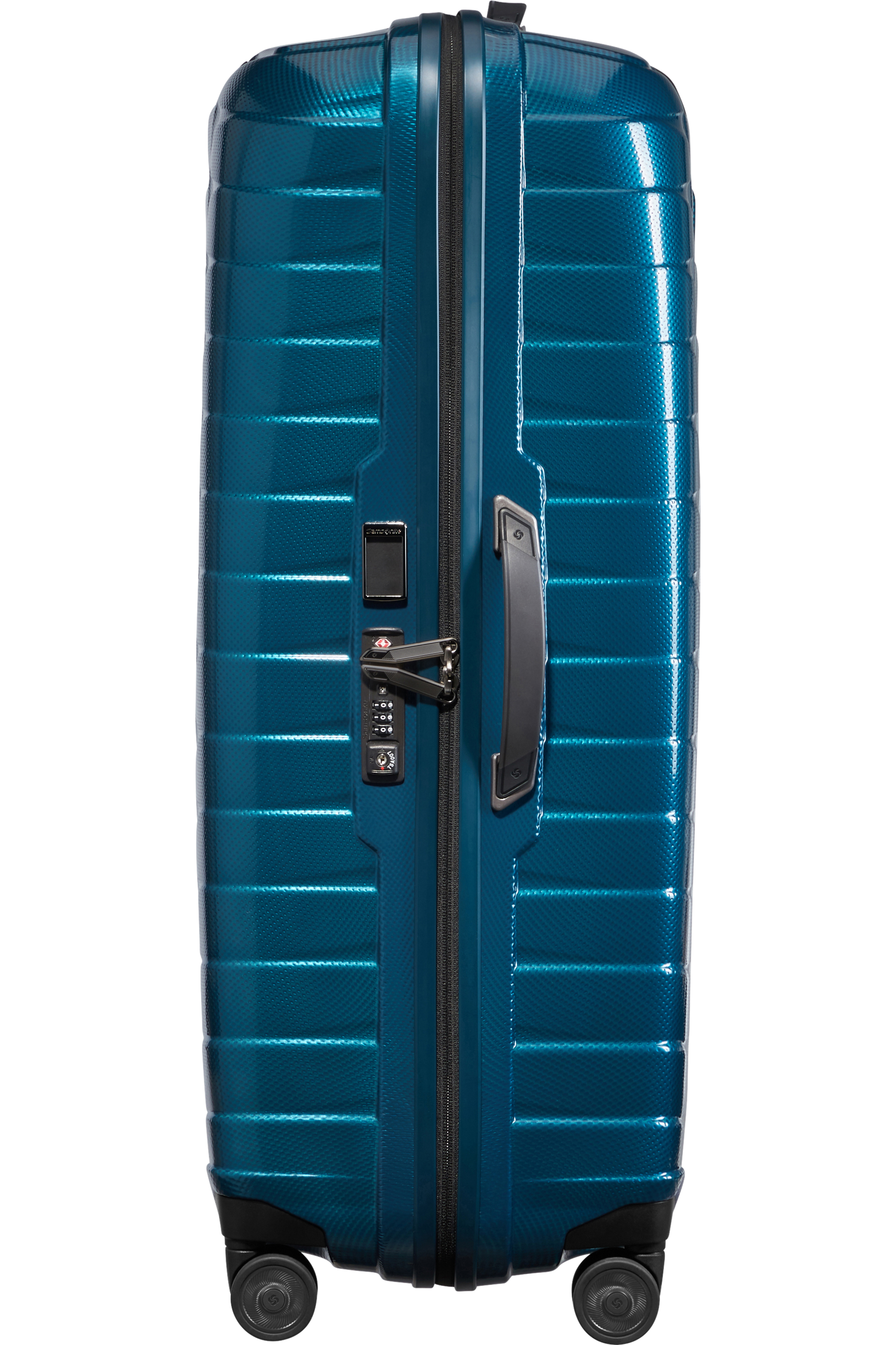 Proxis Valise à 4 roues 81cm - Bleu pétrole