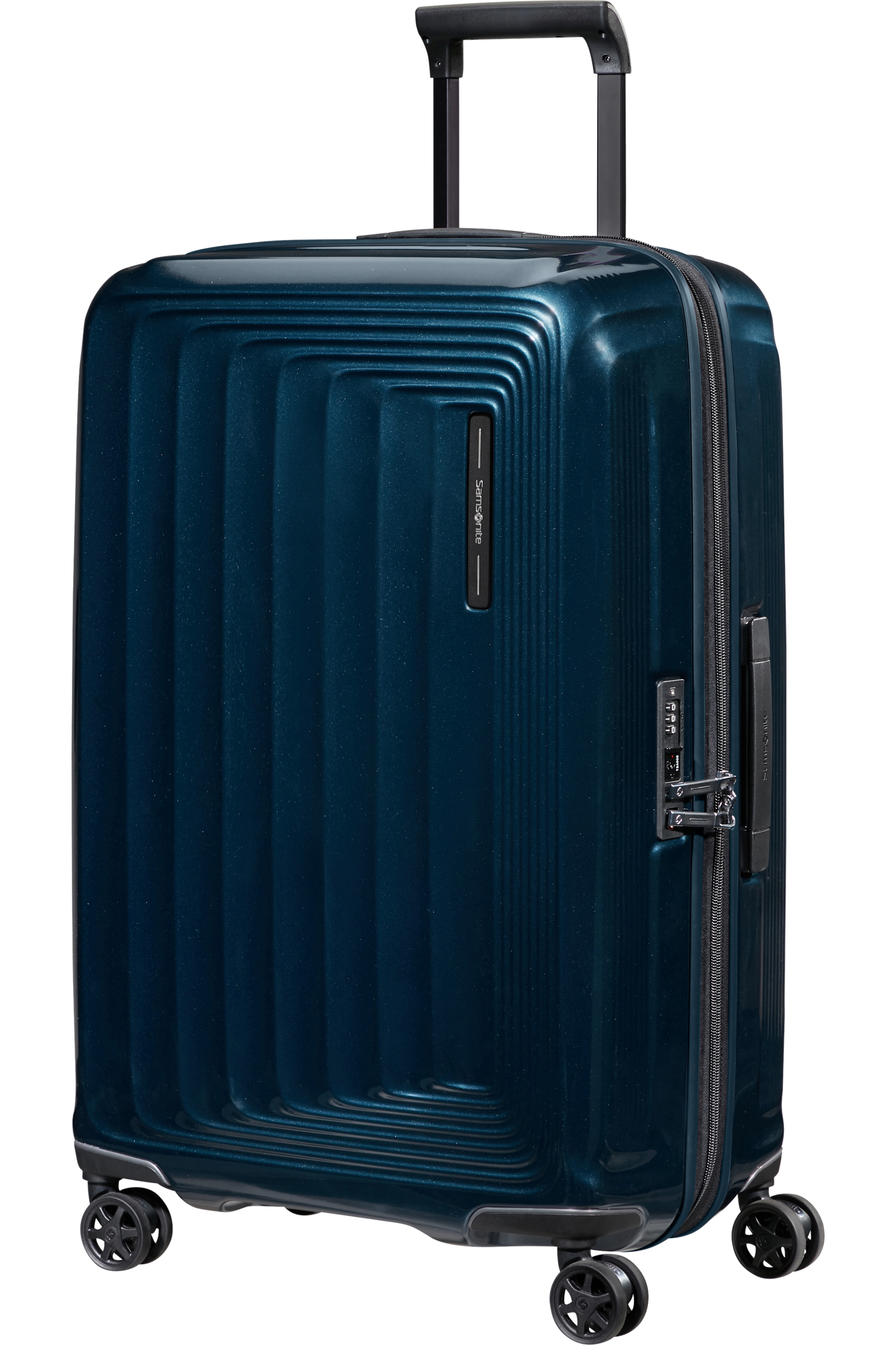 Nuon Valise à 4 roues extensible 69cm - Metallic Dark Blue