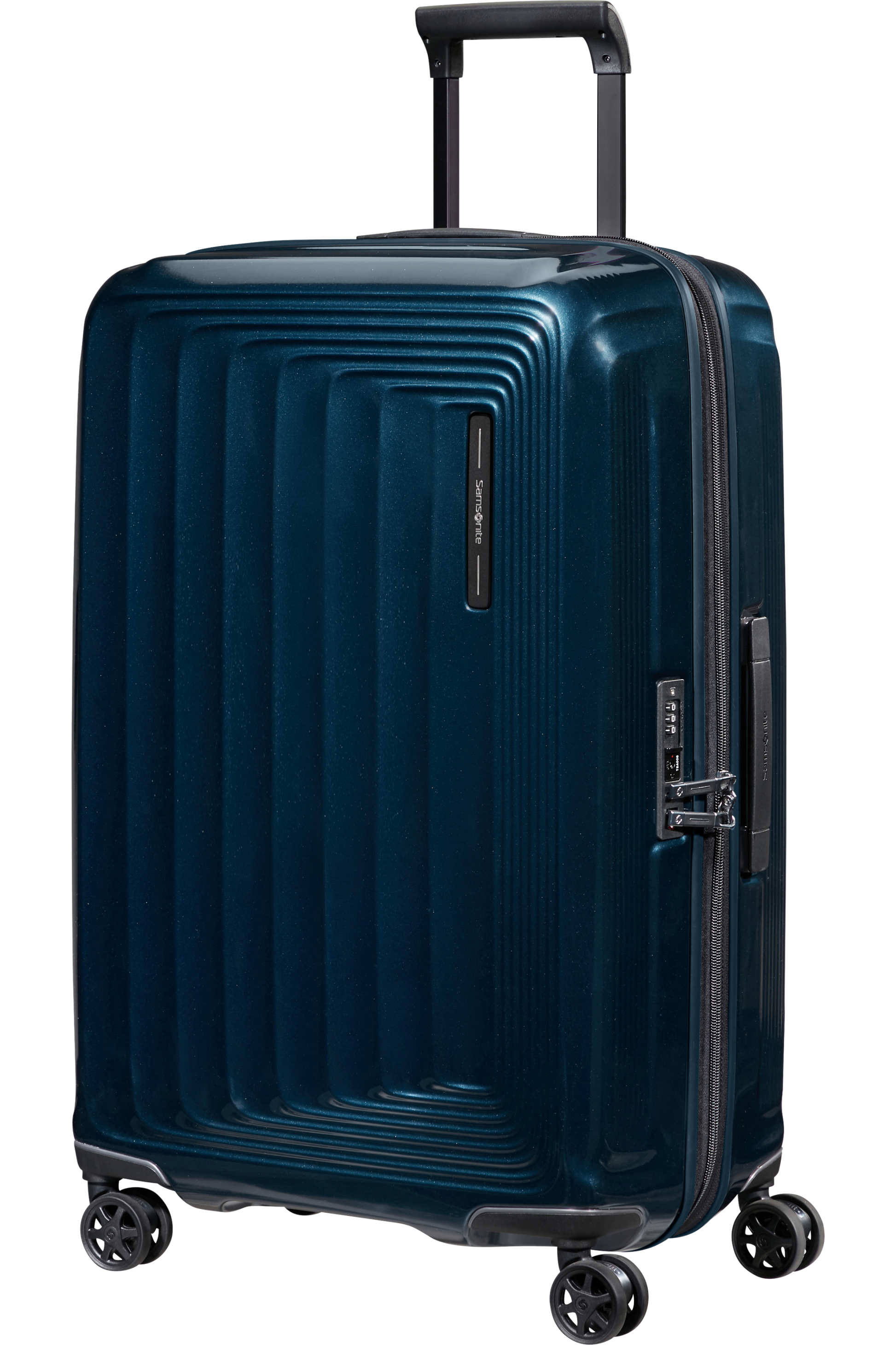 Nuon Valise à 4 roues extensible 69cm - Metallic Dark Blue