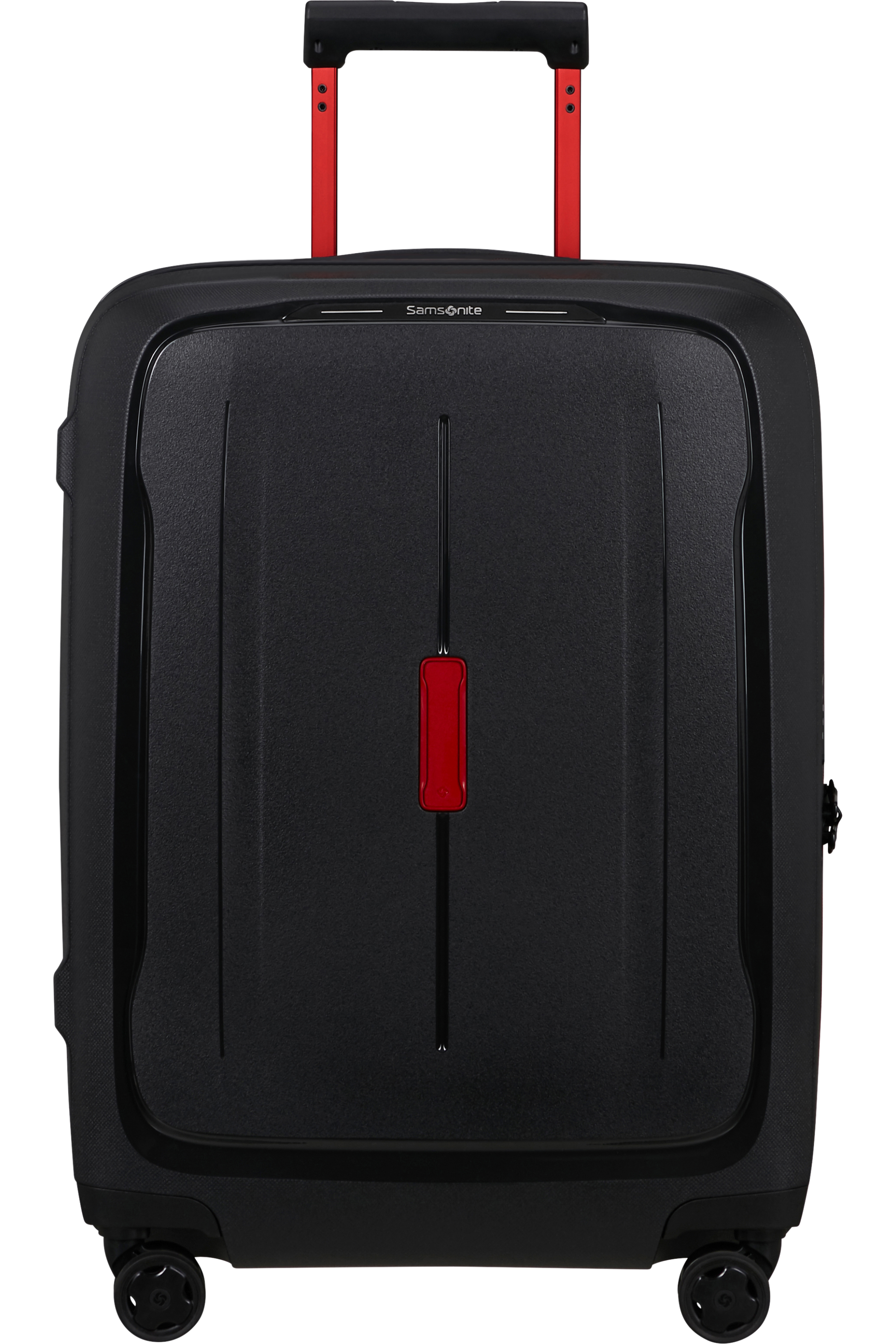 Essens Valise à 4 roues extensible 55cm - Charcoal/Red