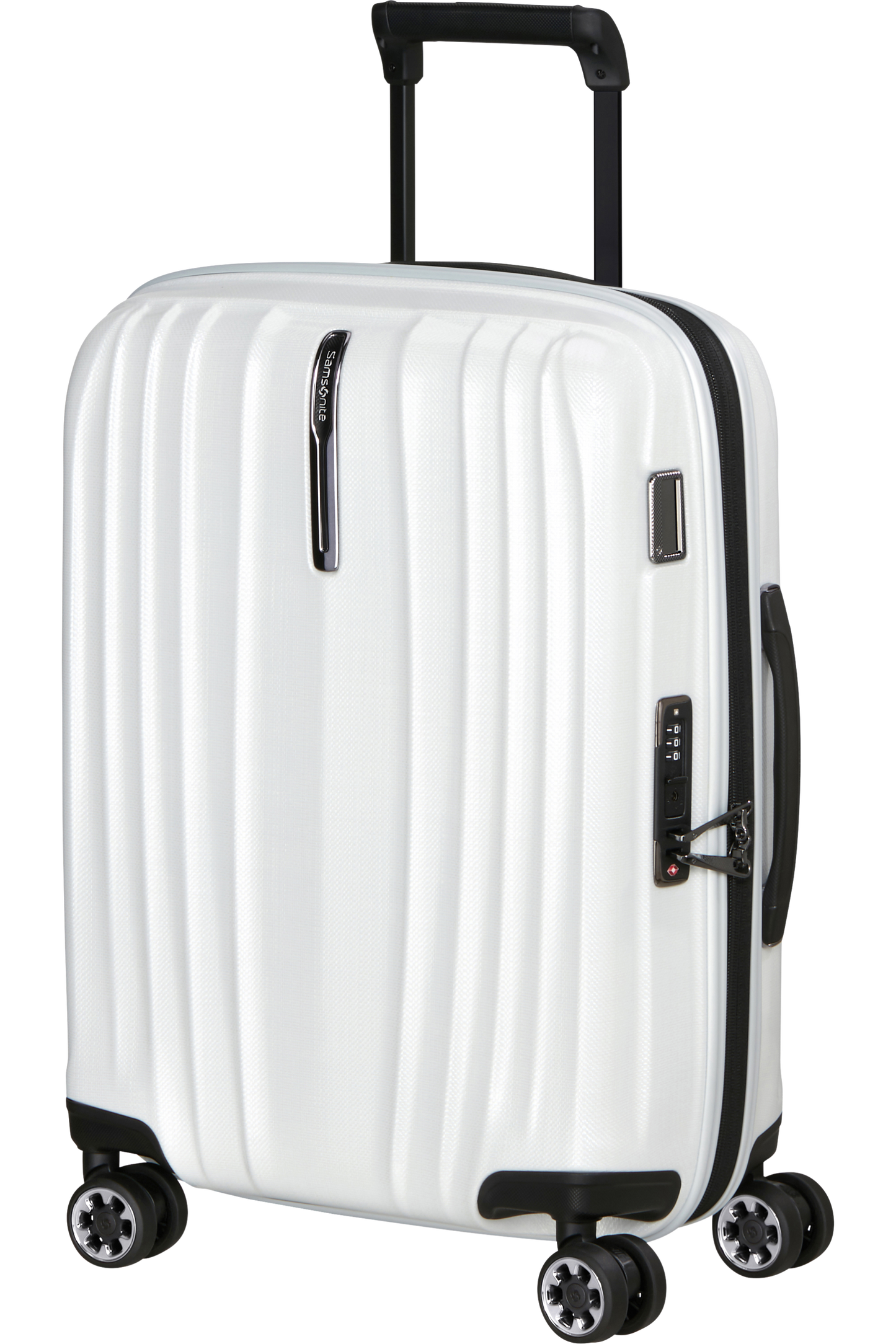 Nexis Valise à 4 roues extensible 55cm - Cotton White