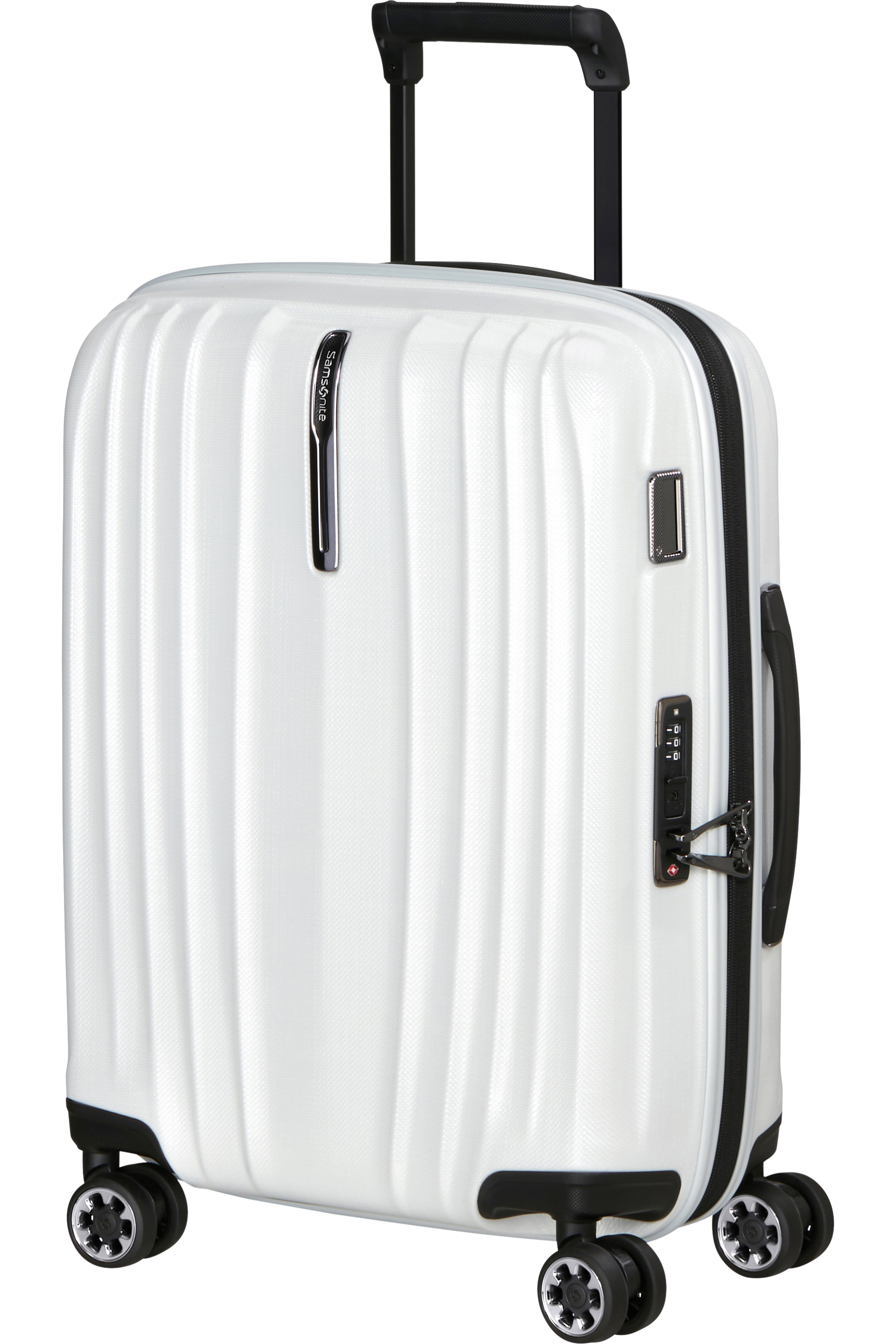 Nexis Valise à 4 roues extensible 55cm - Cotton White