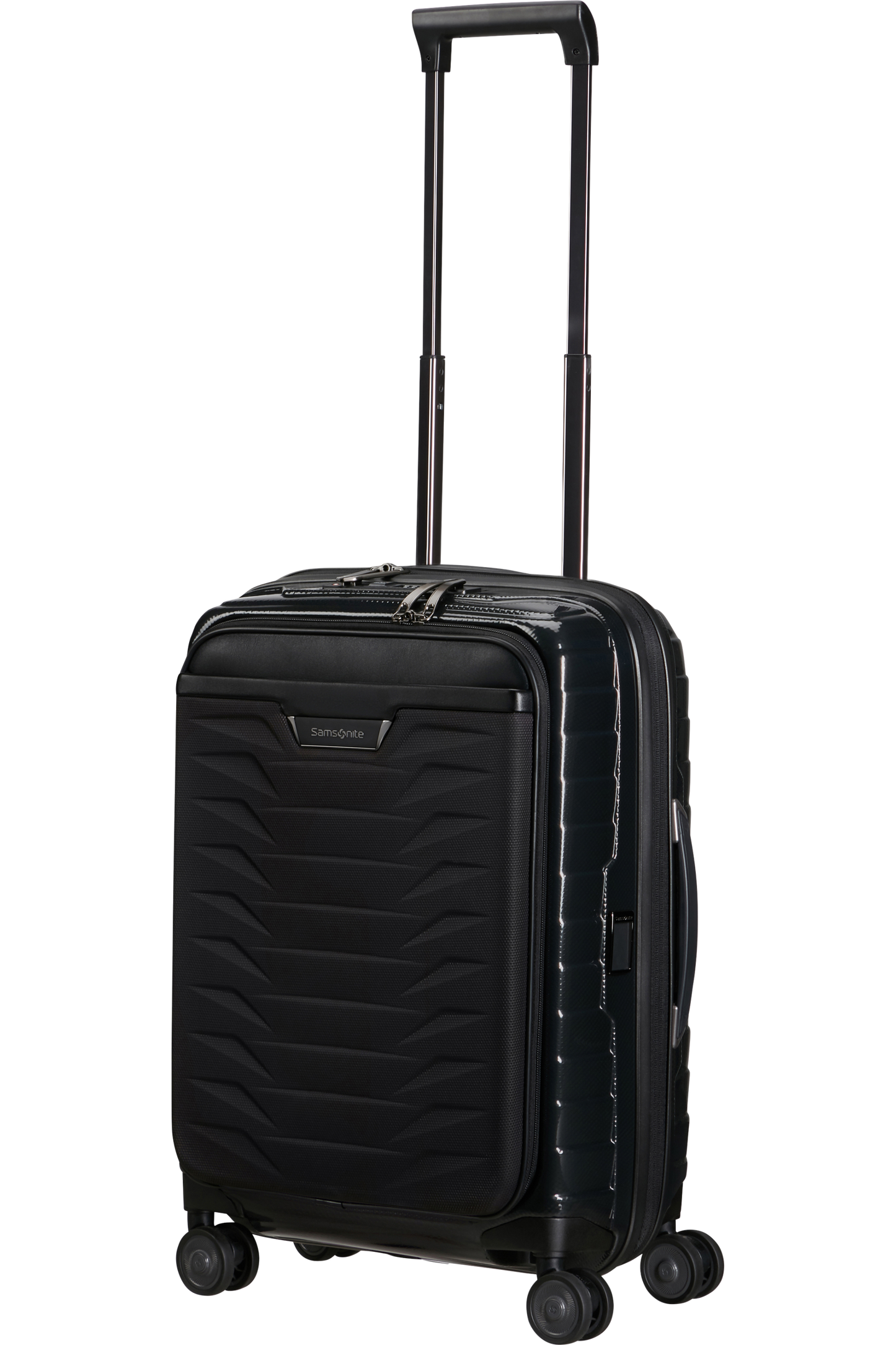 Proxis Valise à 4 roues extensible 55cm - Noir