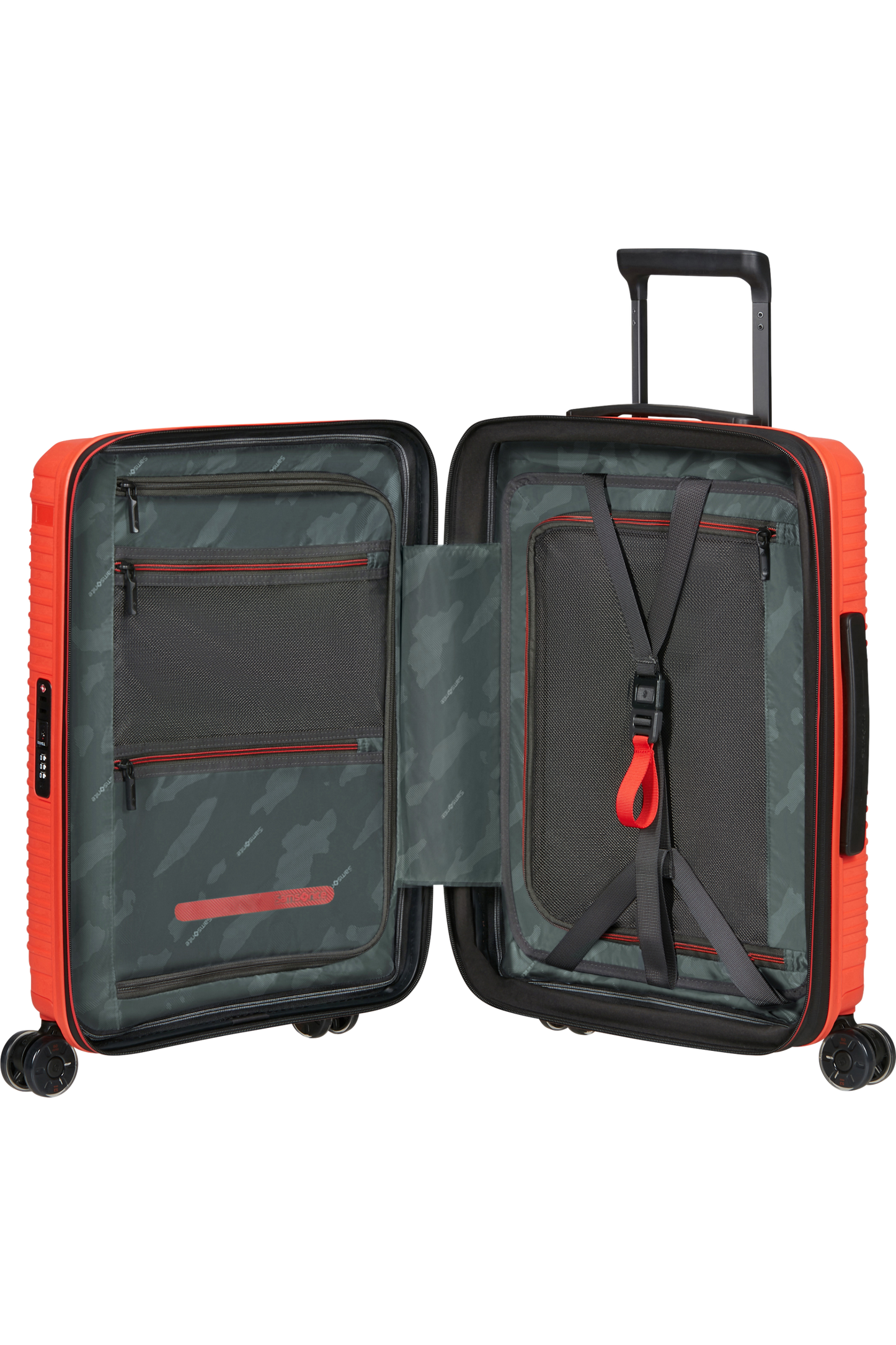Prodiver Valise à 4 roues extensible 55cm - Tangerine