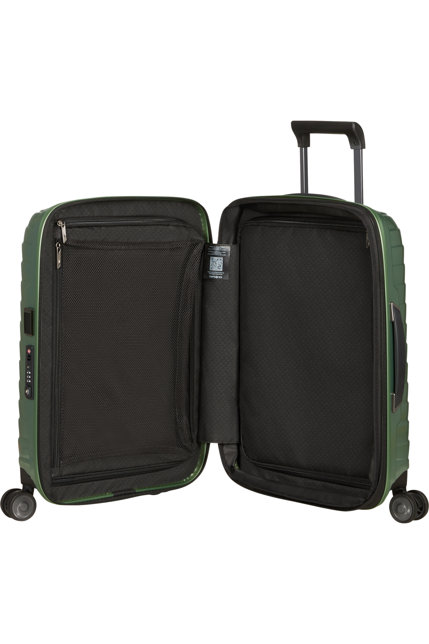Proxis Valise à 4 roues extensible 55cm - Basil Green