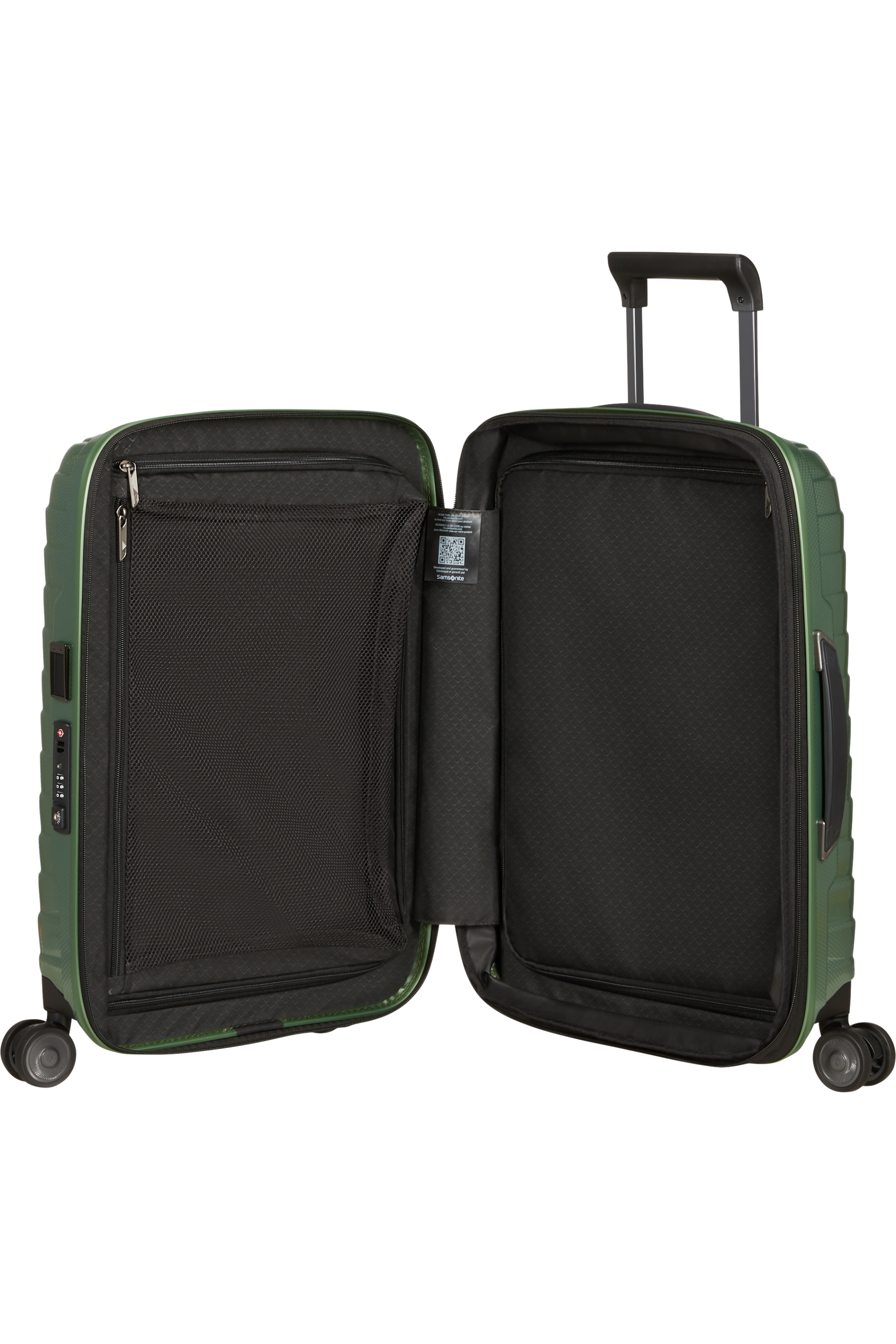 Proxis Valise à 4 roues extensible 55cm - Basil Green