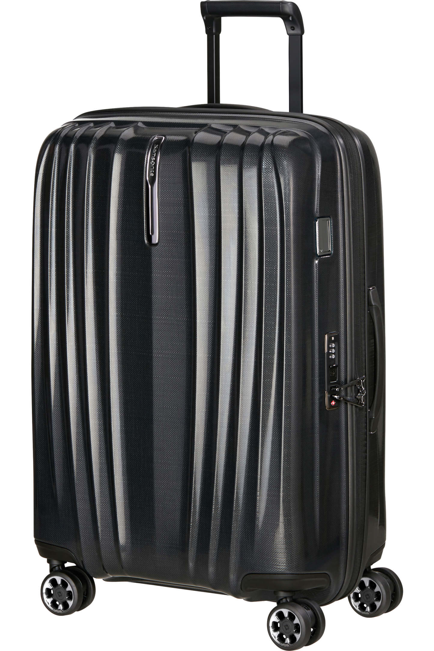Nexis Valise à 4 roues extensible 70cm - Noir Onyx