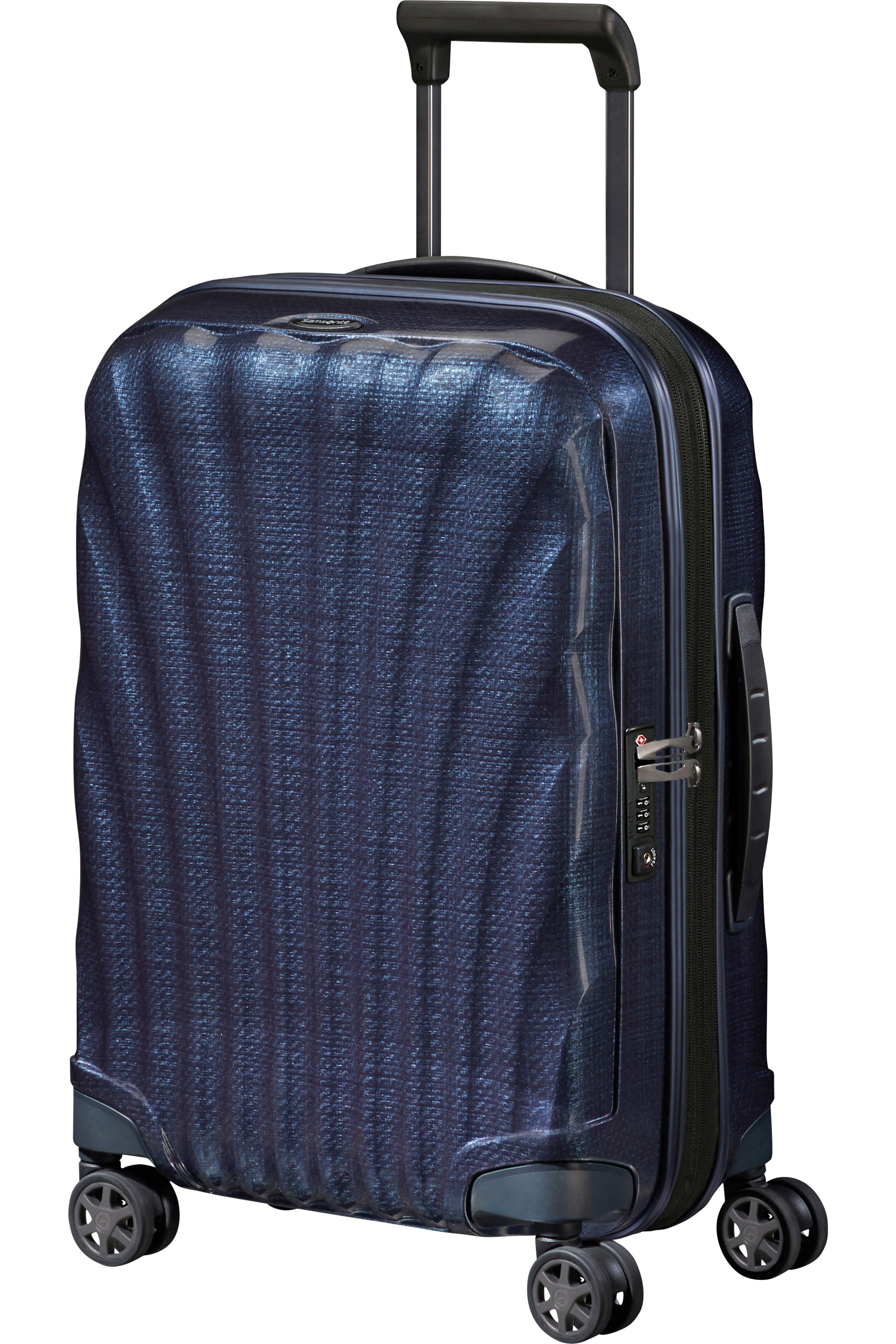 C-Lite Valise à 4 roues extensible 55cm - Bleu nuit