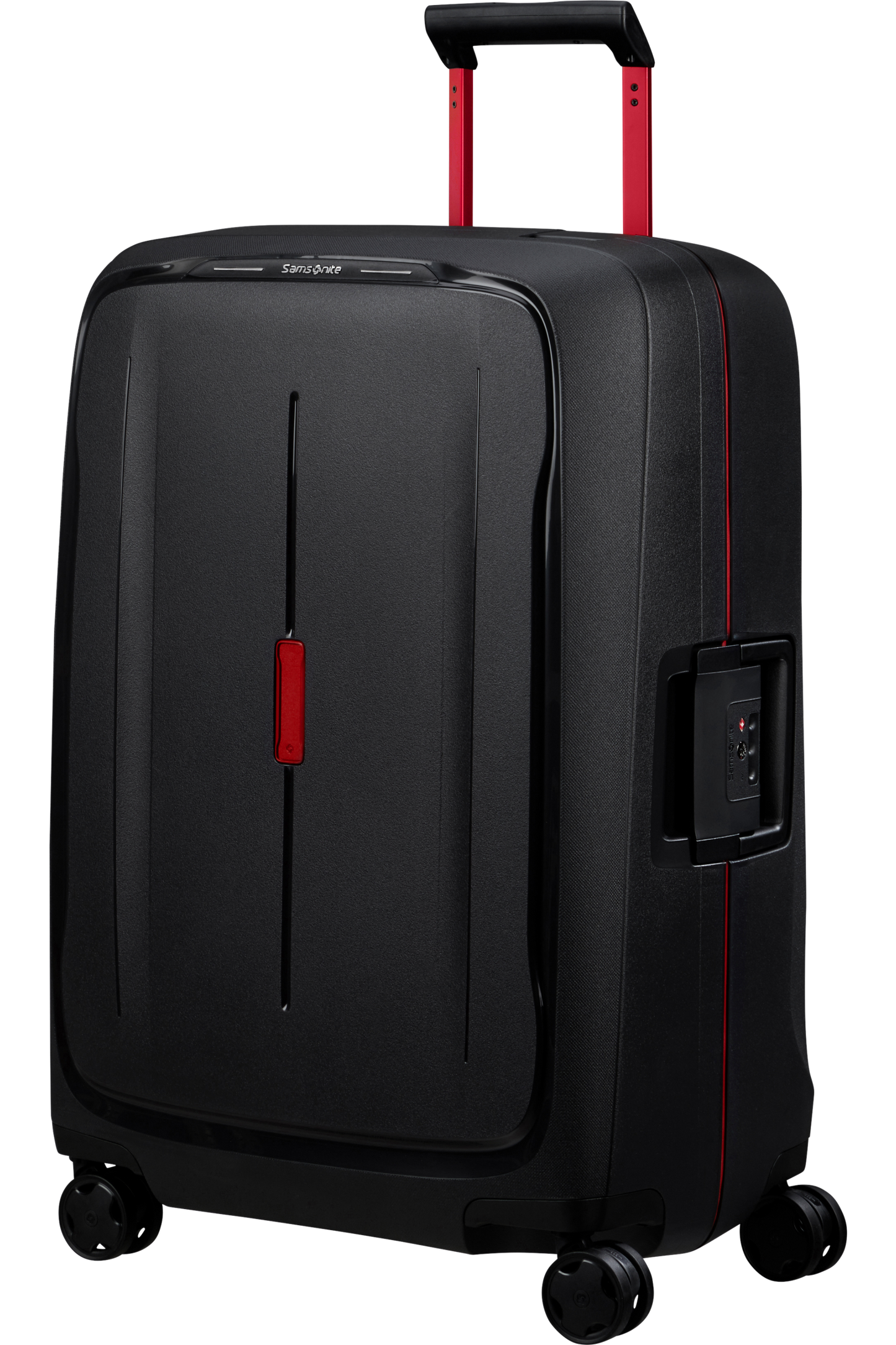 Essens Valise à 4 roues 69cm - Charcoal/Red