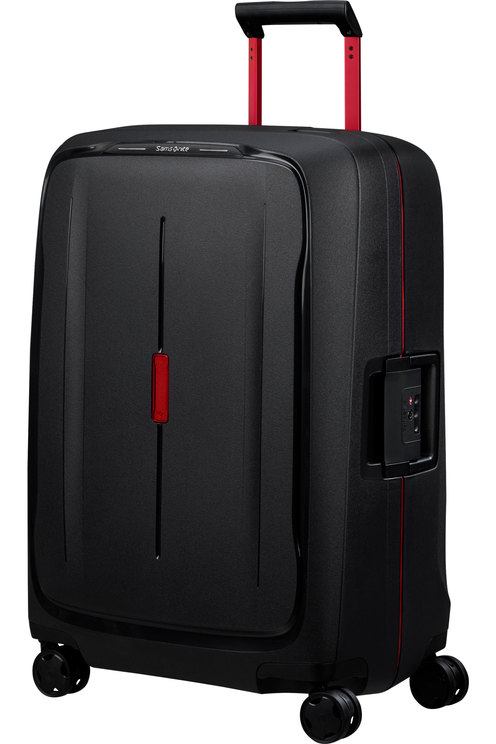 Essens Valise à 4 roues 69cm - Charcoal/Red