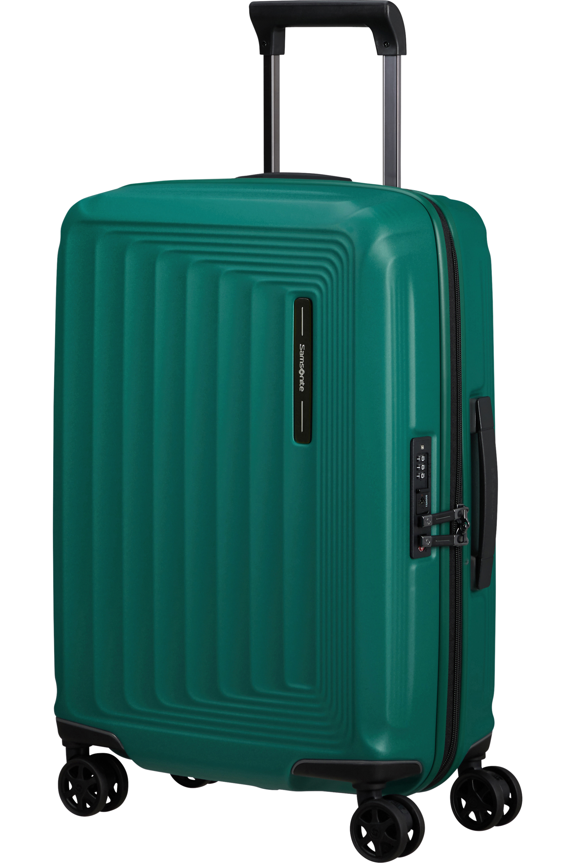 Nuon Valise à 4 roues extensible 55cm no USB - Pine Green