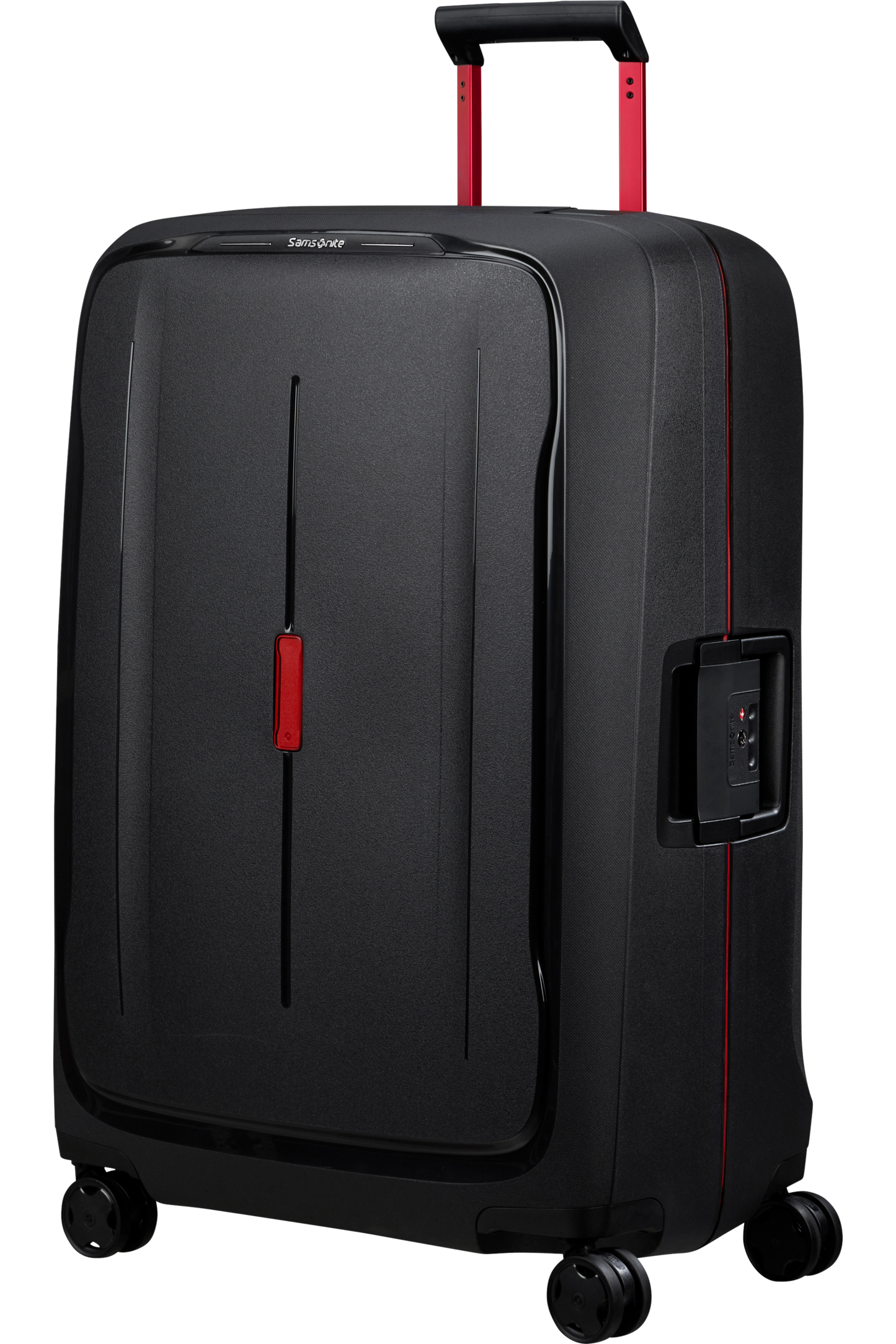 Essens Valise à 4 roues 75cm - Charcoal/Red