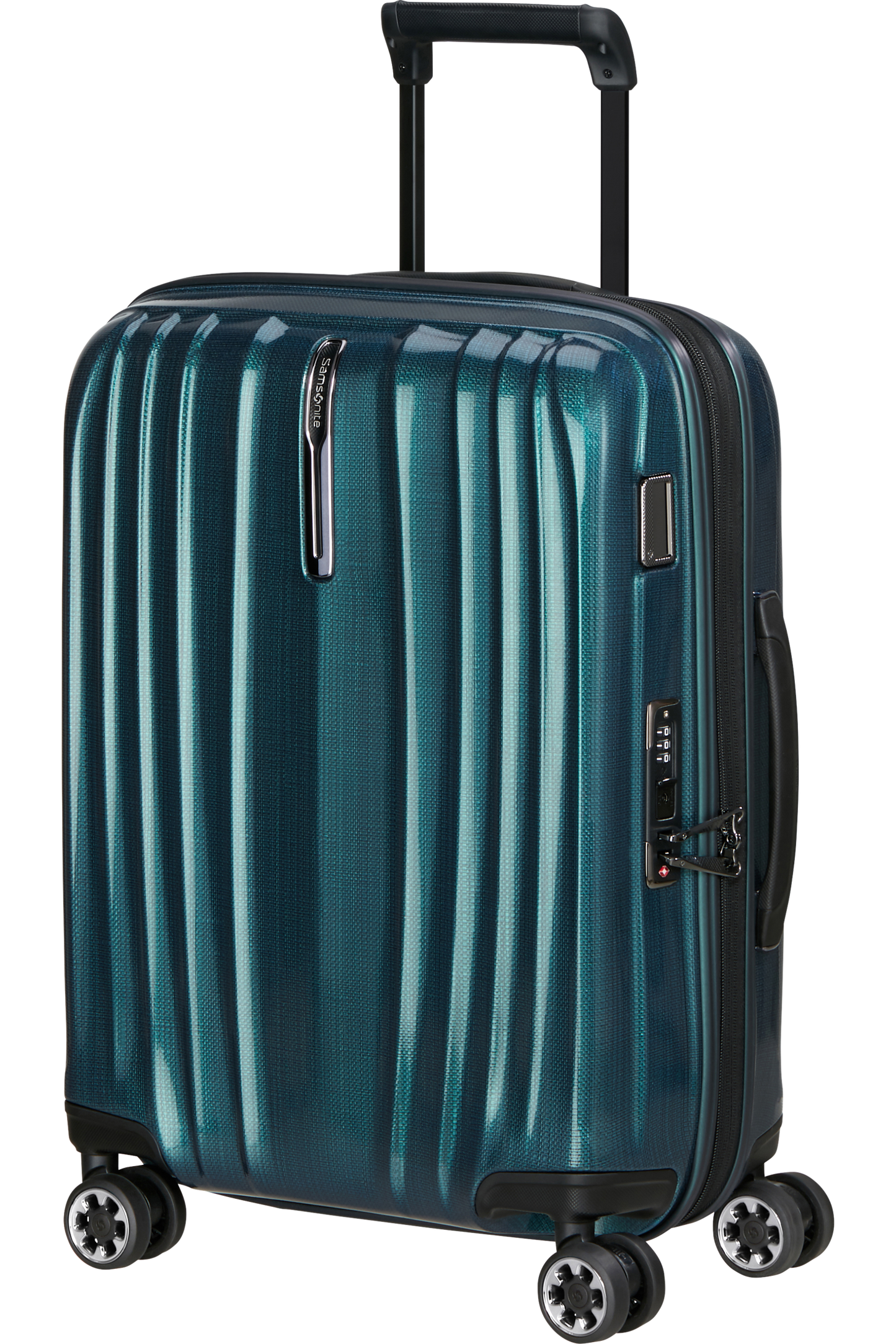 Nexis Valise à 4 roues extensible 55cm - Deep Petrol