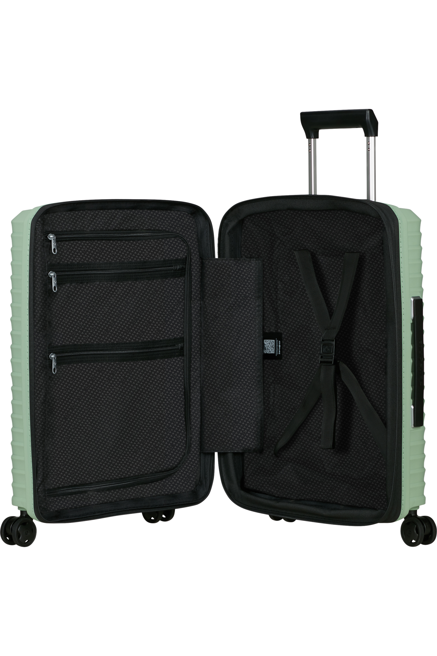 Upscape Valise à 4 roues extensible 55cm - Soft Sage