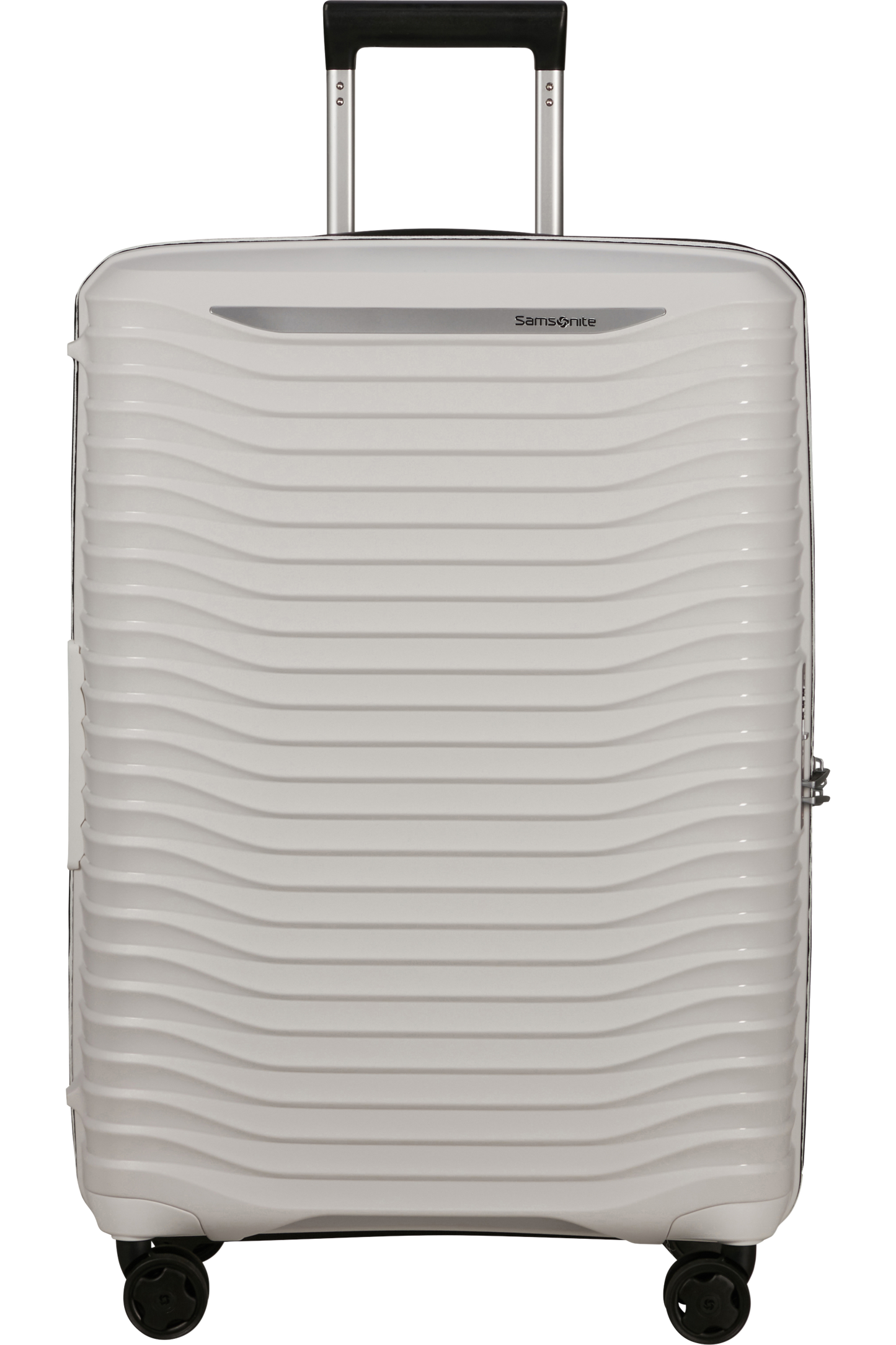 Upscape Valise à 4 roues extensible 68cm - Blanc Nuageux