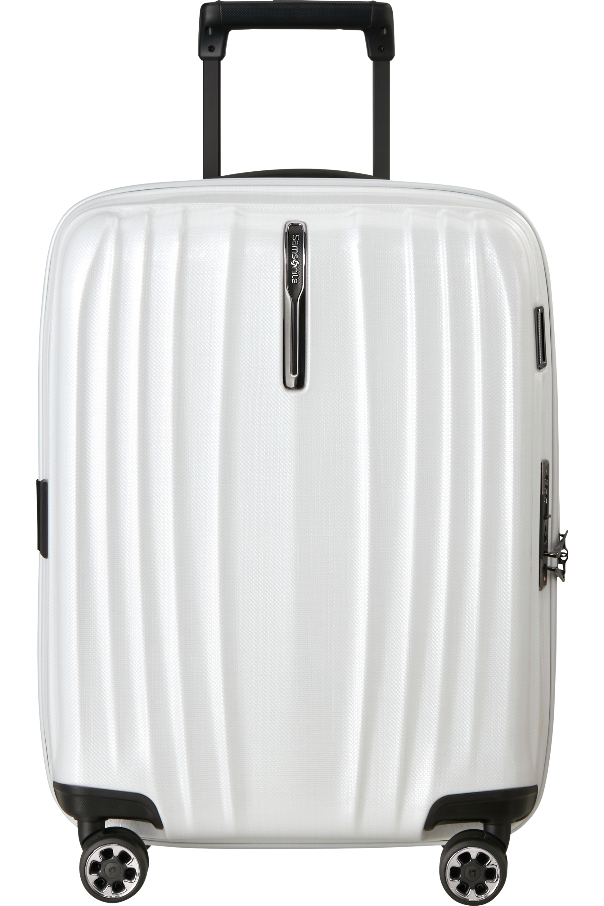 Nexis Valise à 4 roues extensible 55cm - Cotton White