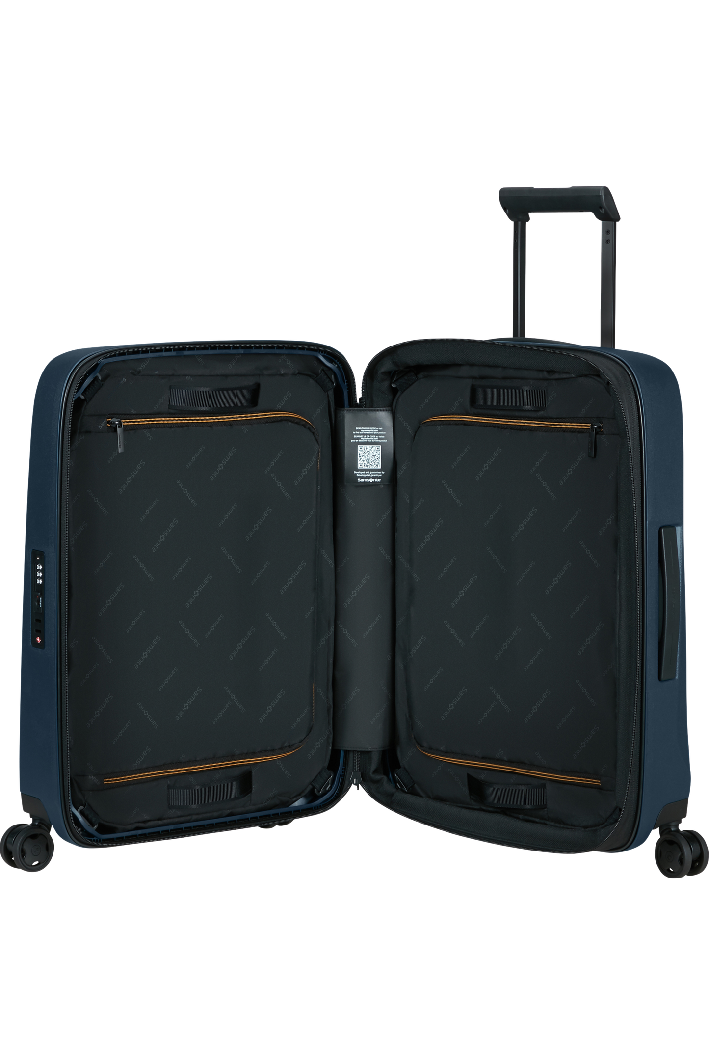 Essens Valise à 4 roues extensible 55cm - Bleu nuit