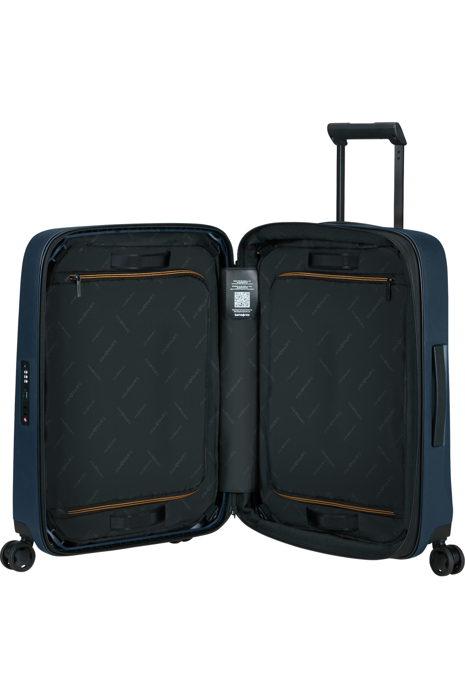 Essens Valise à 4 roues extensible 55cm - Bleu nuit