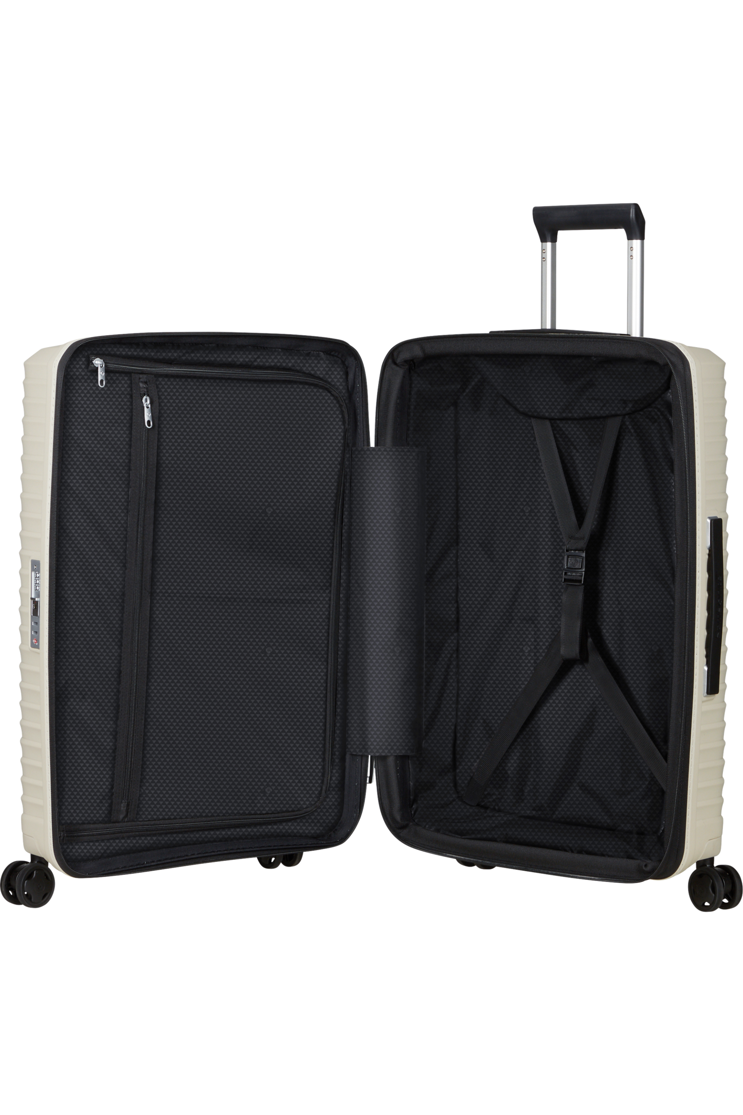 Upscape Valise à 4 roues extensible 68cm - Grès