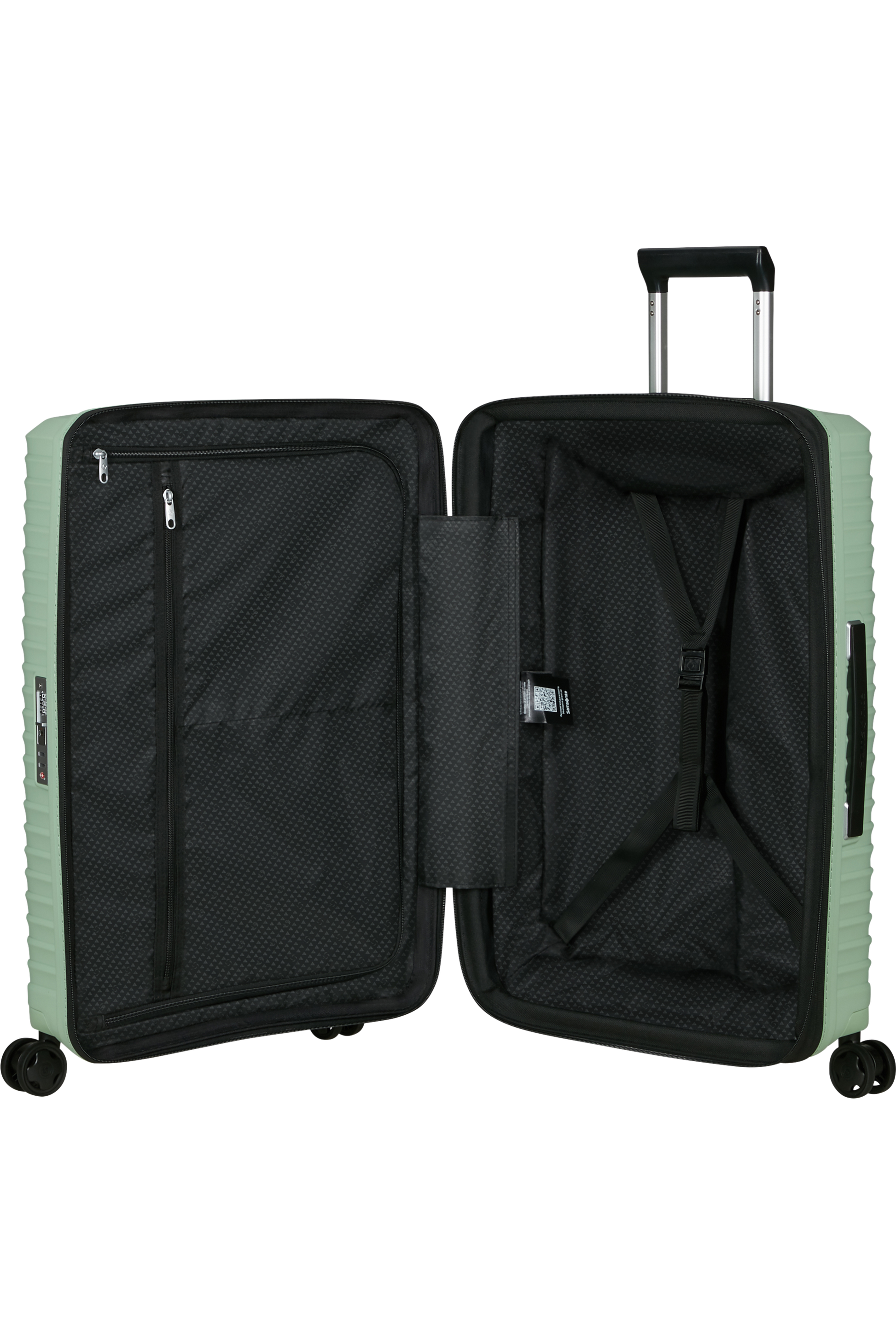 Upscape Valise à 4 roues extensible 68cm - Soft Sage