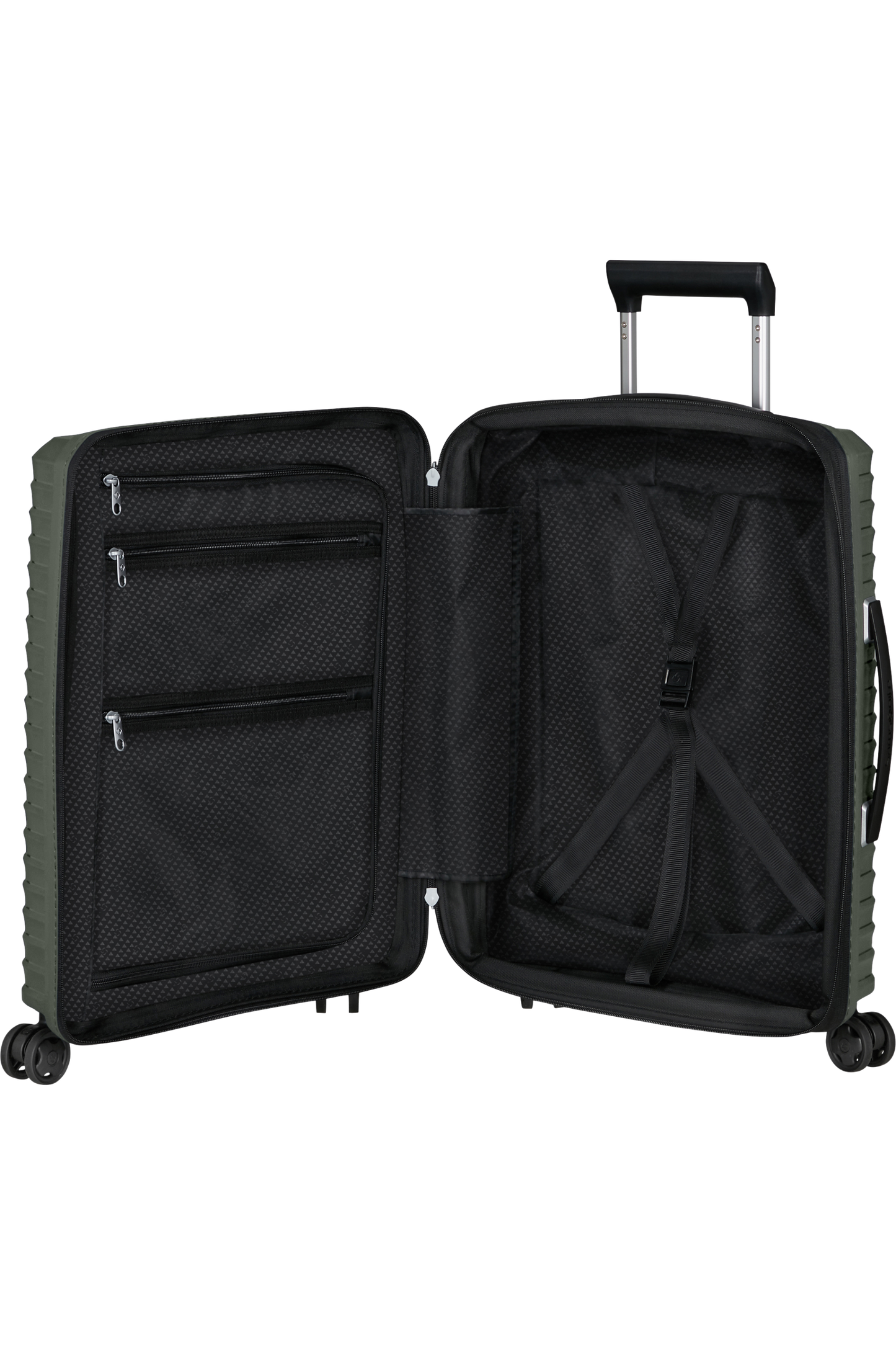 Upscape Valise à 4 roues extensible 55cm - Climbing Ivy