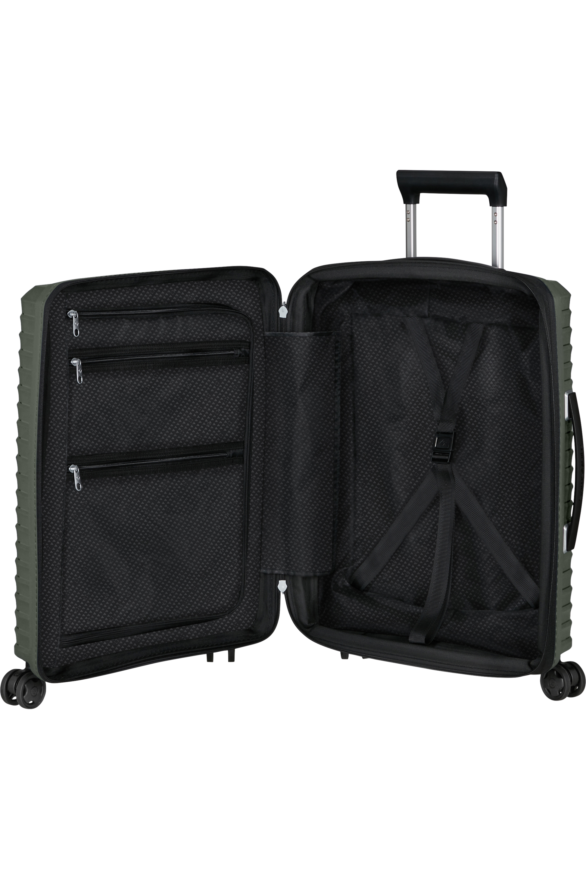 Upscape Valise à 4 roues extensible 55cm - Climbing Ivy