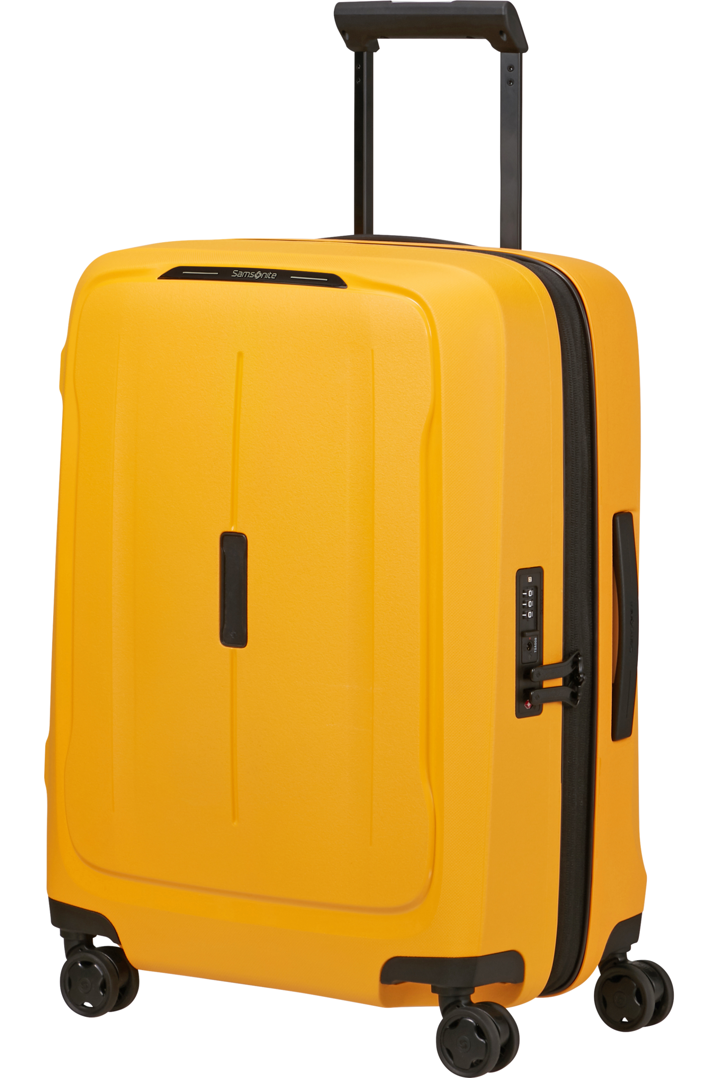 Essens Valise à 4 roues extensible 55cm - Jaune Brillant