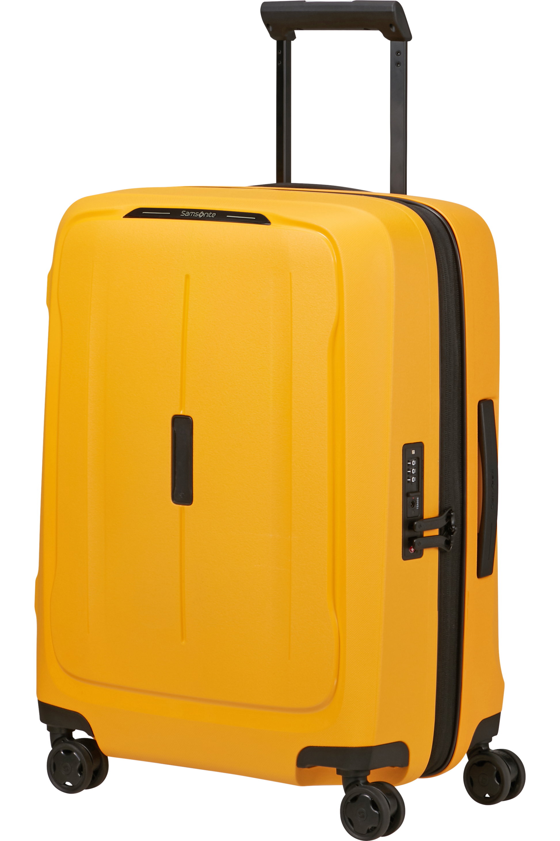 Essens Valise à 4 roues extensible 55cm - Jaune Brillant