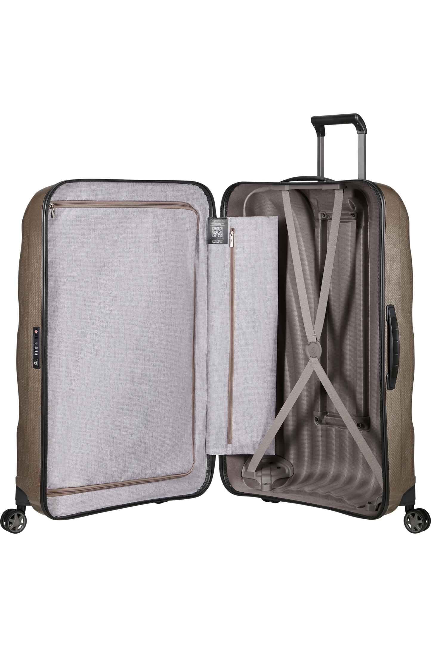C-Lite Valise à 4 roues 81cm - Or ivoire