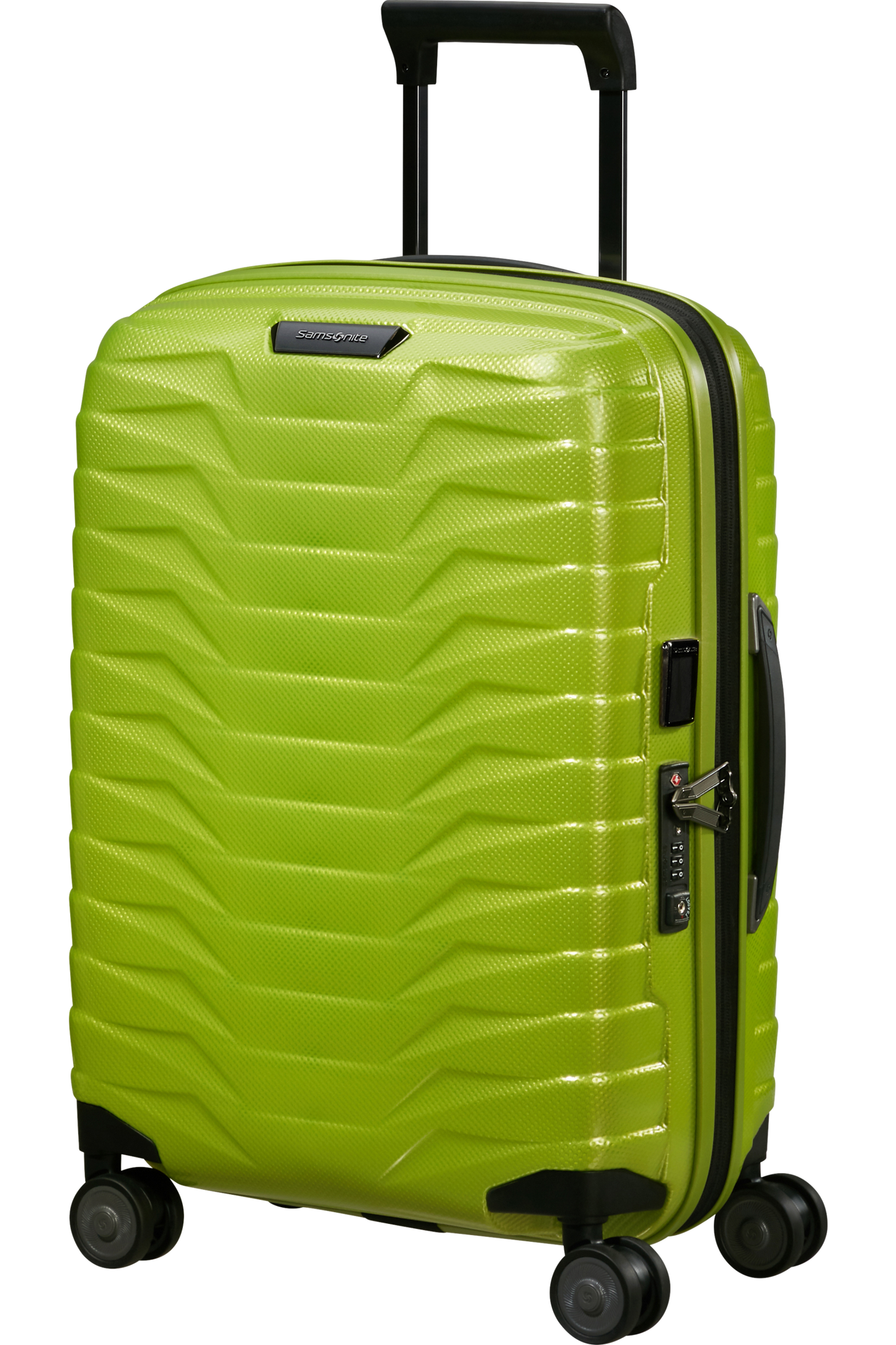 Proxis Valise à 4 roues extensible 55cm - Lime