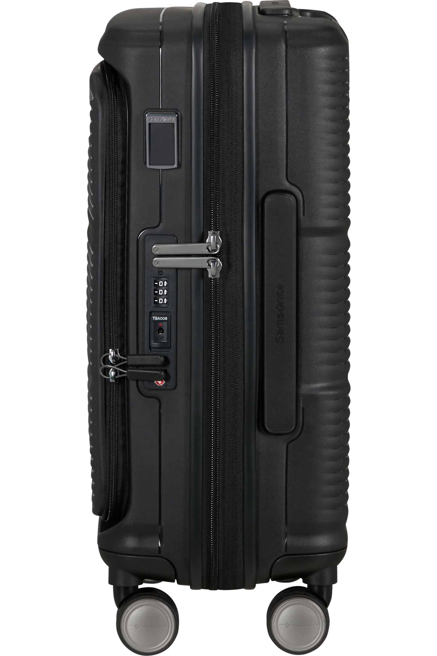 Paralux Valise 4 roues extensible 55cm - Noir