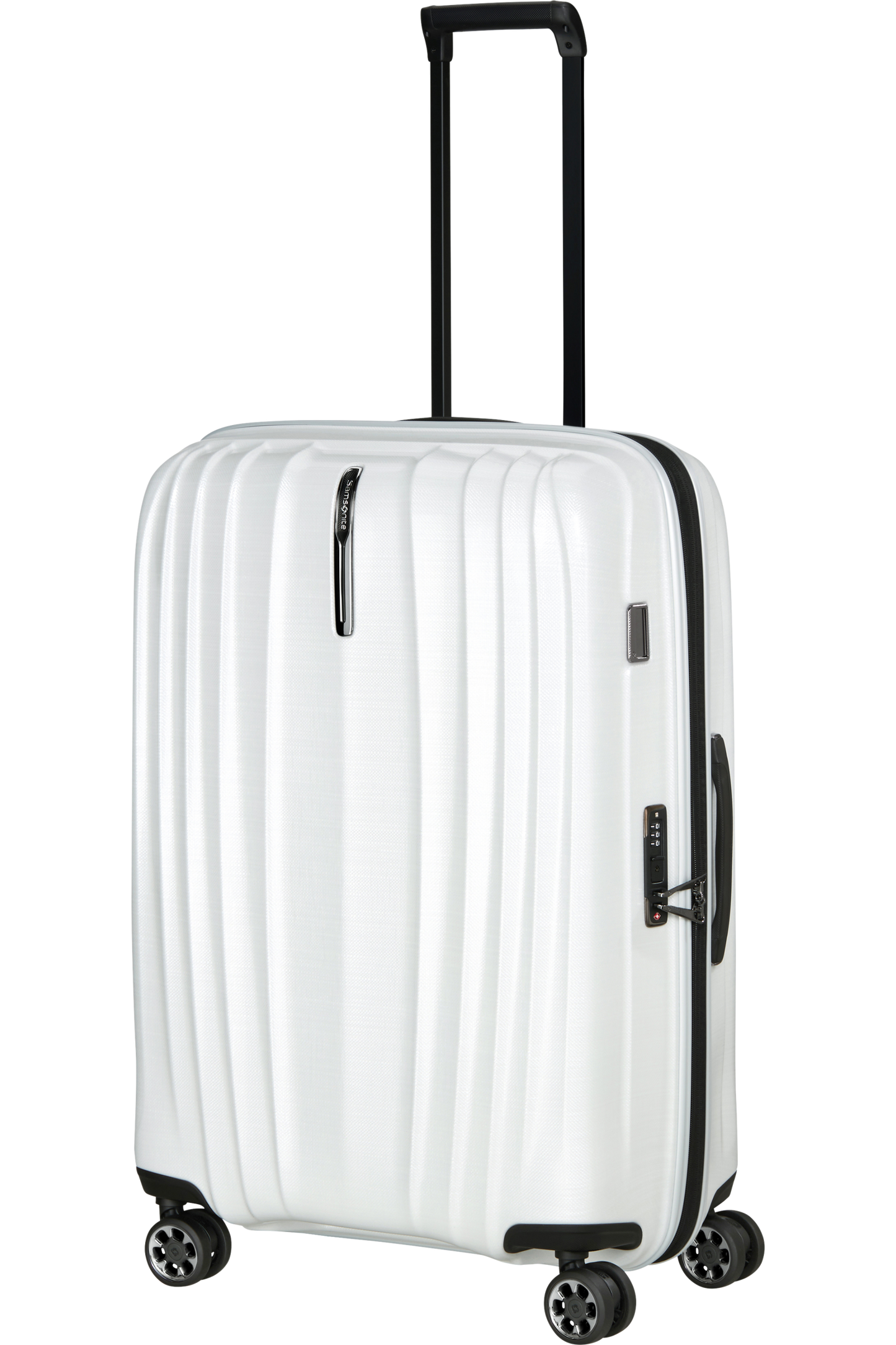Nexis Valise à 4 roues extensible 76cm - Cotton White