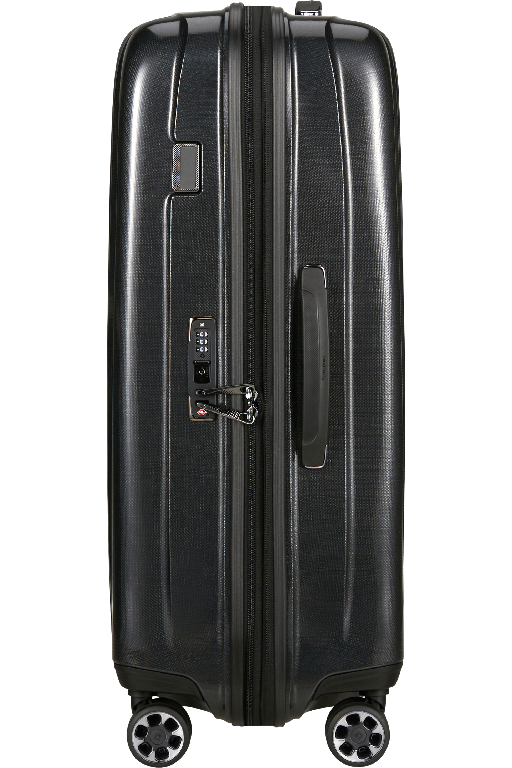 Nexis Valise à 4 roues extensible 76cm - Noir Onyx