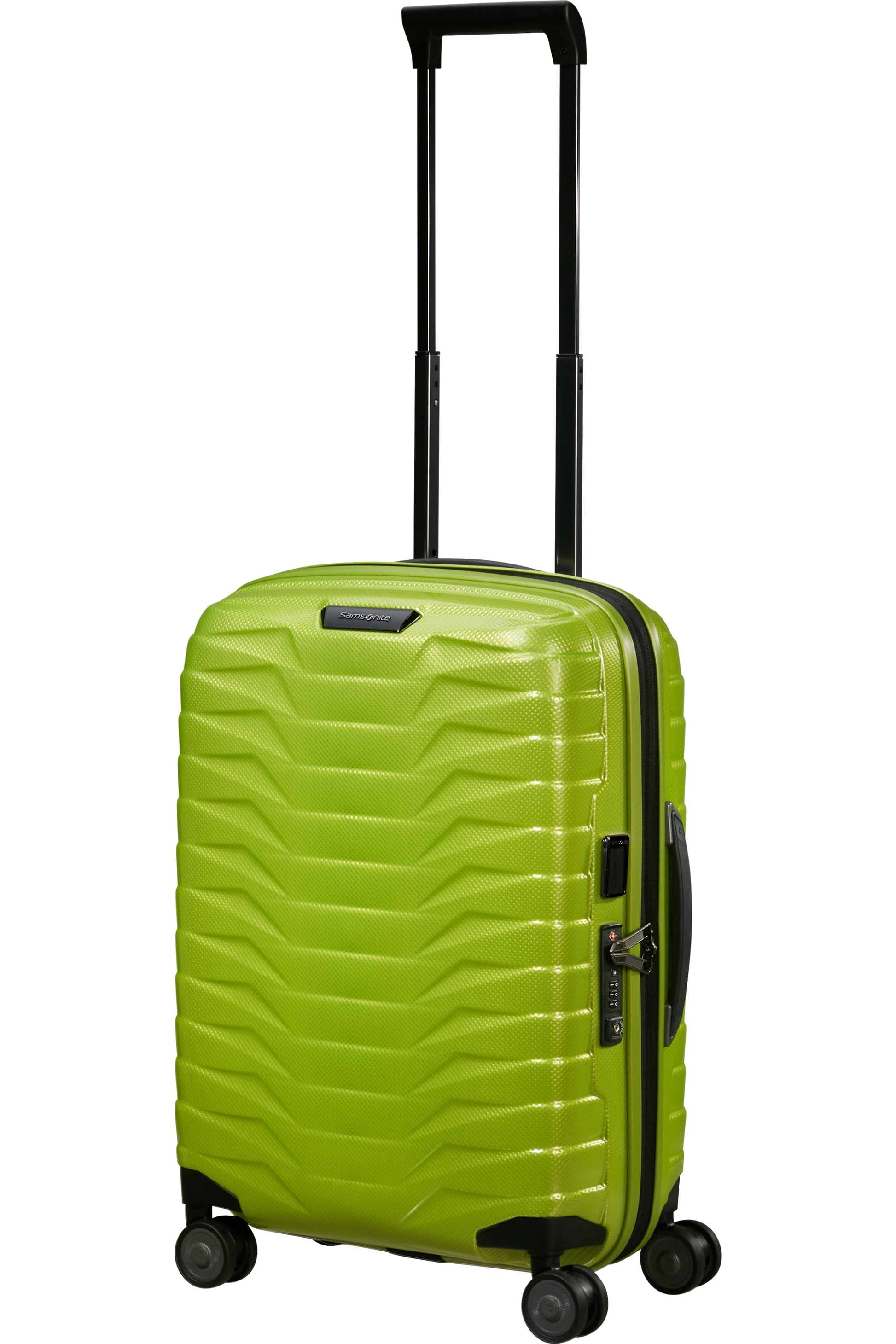 Proxis Valise à 4 roues extensible 55cm - Lime