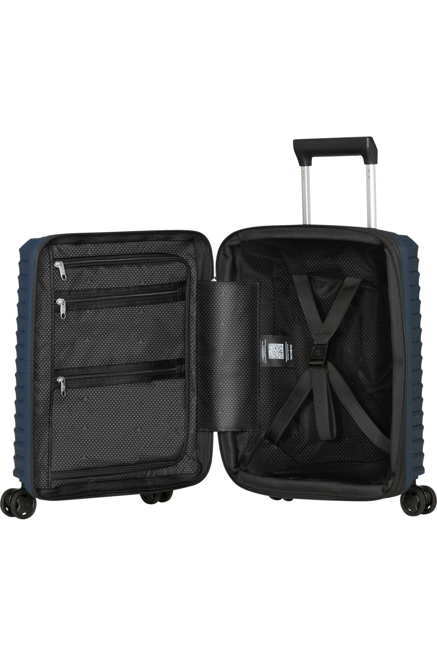 Upscape Valise sous-siège à 4 roues 45cm - Blue Nights
