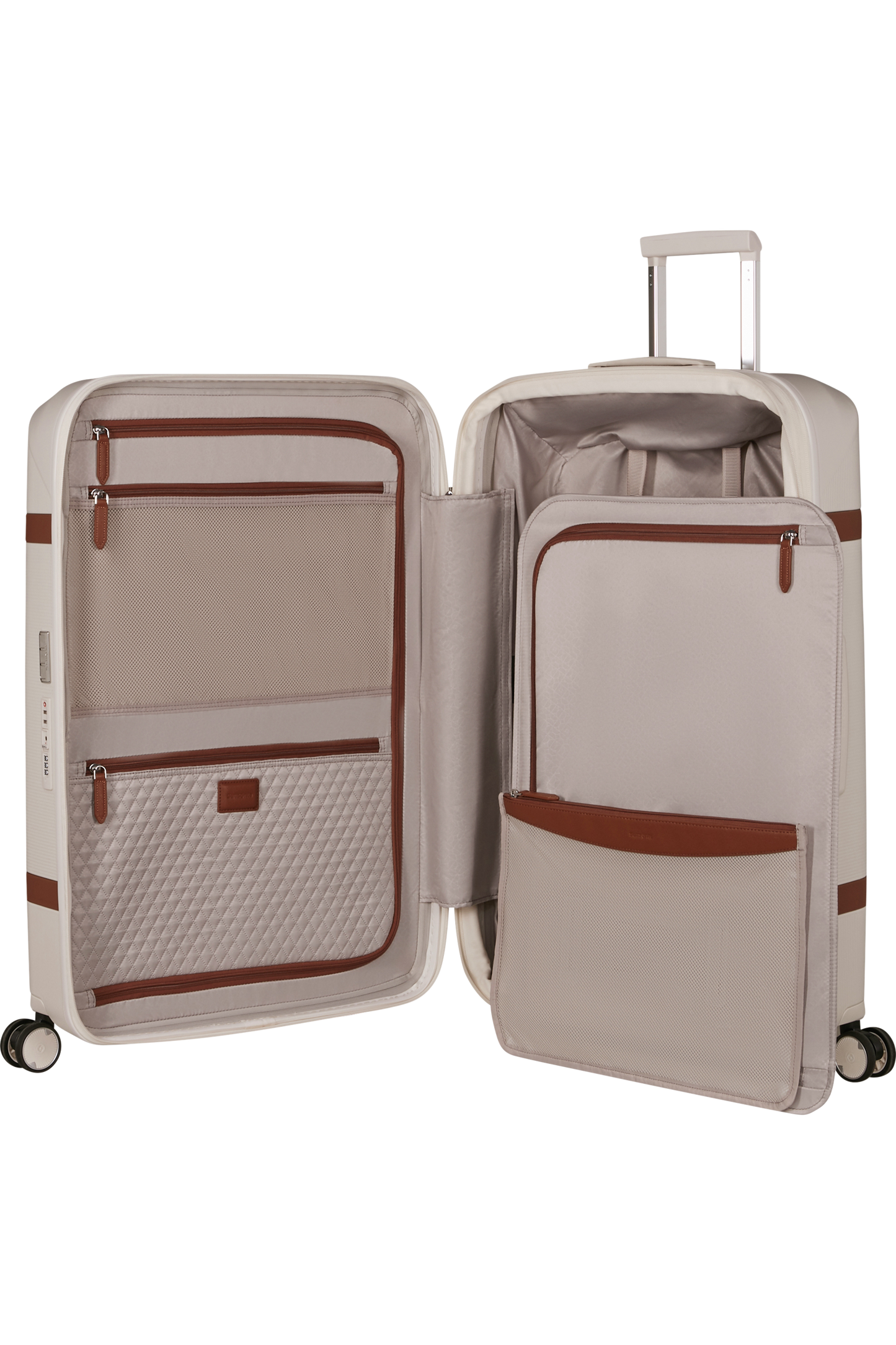 Image Valise 4 roues extensible 75cm - Ivoire