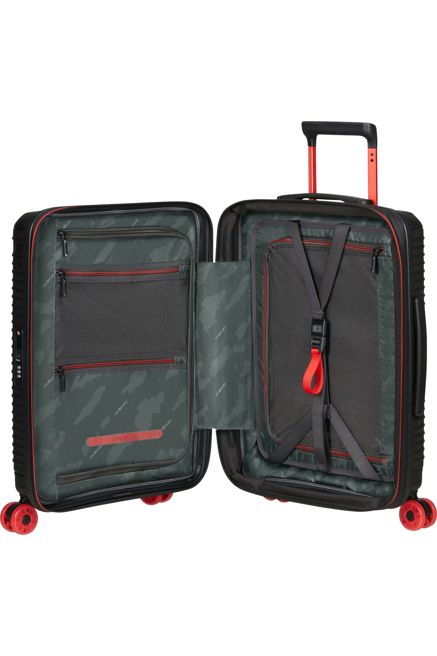 Prodiver Valise à 4 roues extensible 55cm - Noir