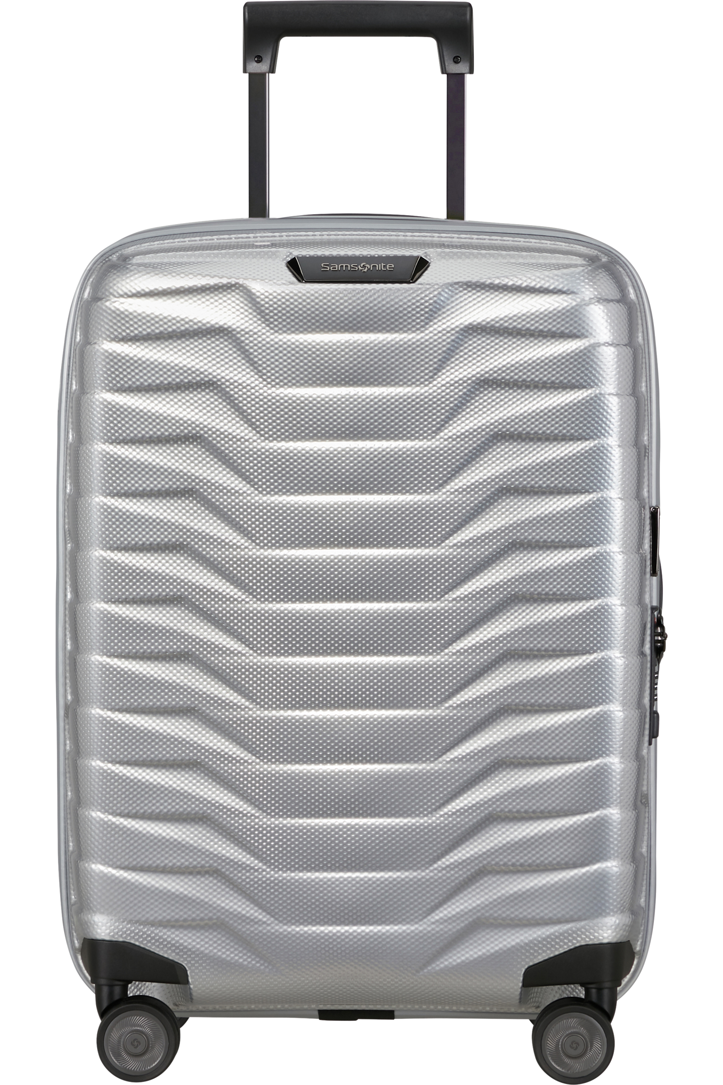 Proxis Valise à 4 roues extensible 55cm - Argent