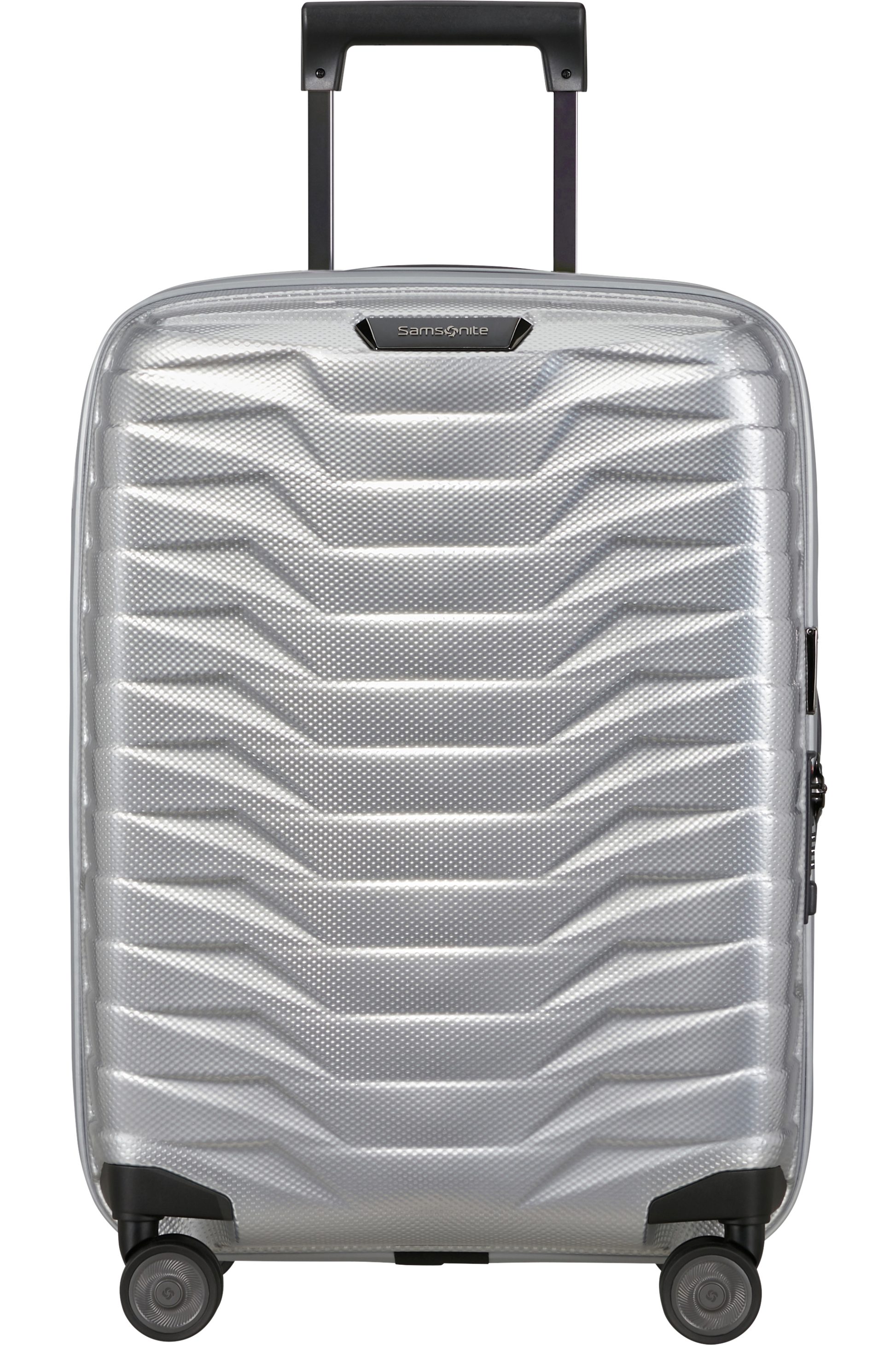 Proxis Valise à 4 roues extensible 55cm - Argent