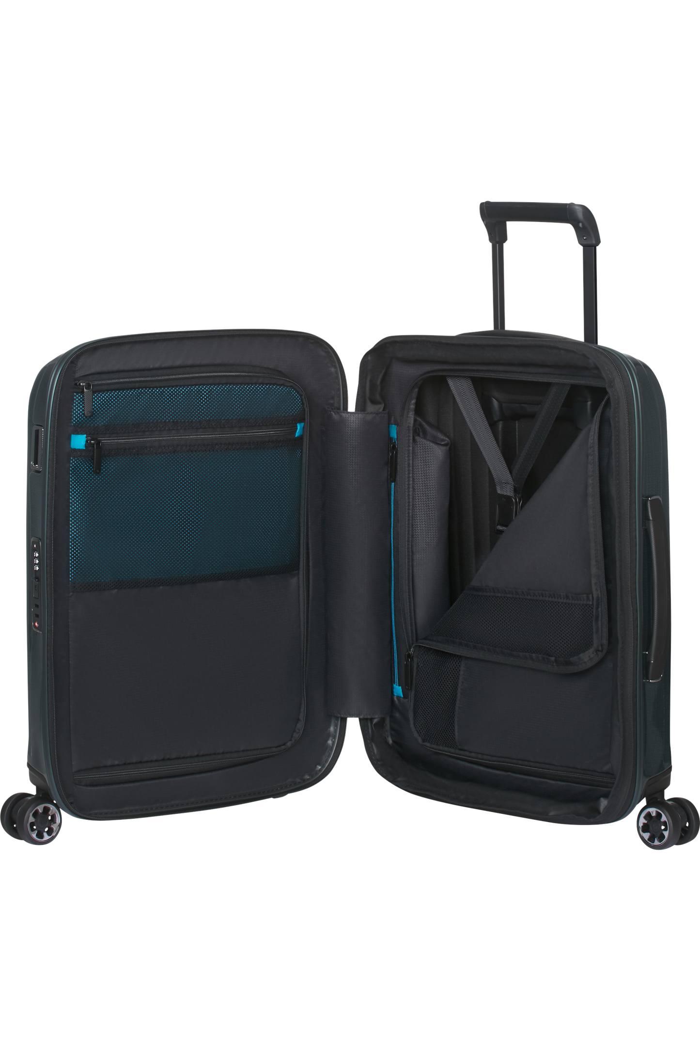 Nexis Valise à 4 roues extensible 55cm - Deep Forest