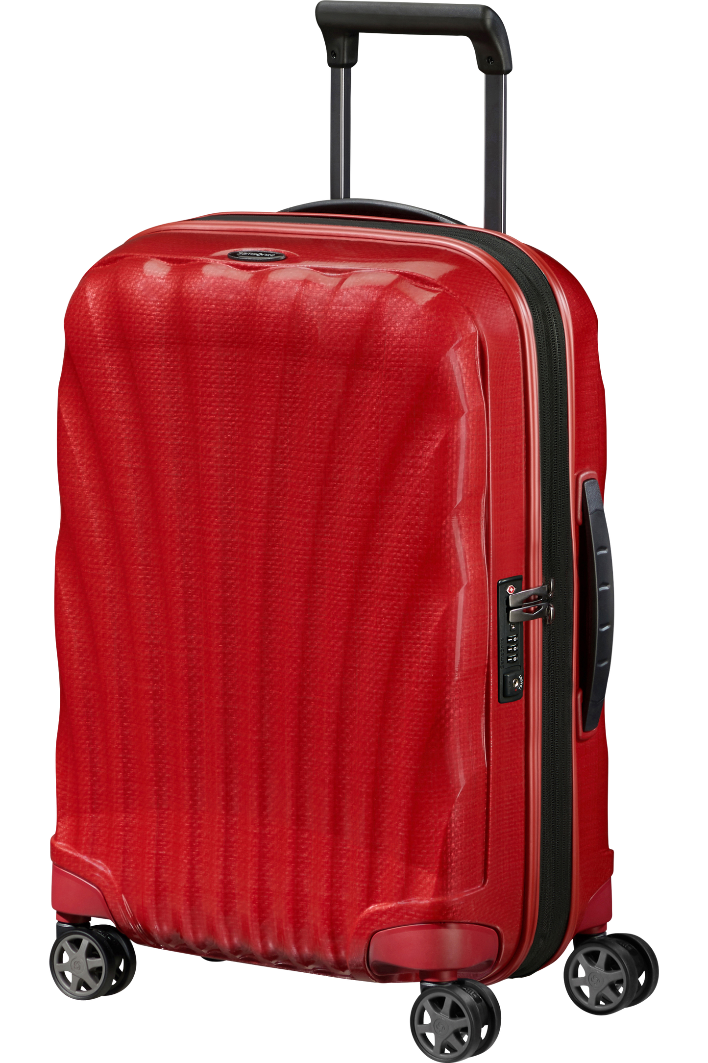 C-Lite Valise à 4 roues extensible 55cm - Rouge piment