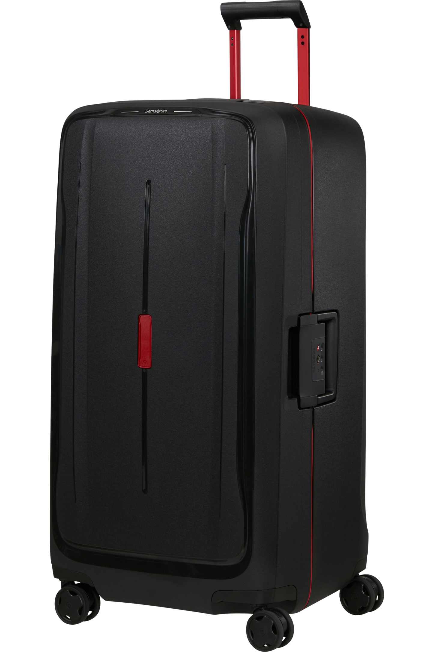 Essens Valise à 4 roues 80cm - Charcoal/Red