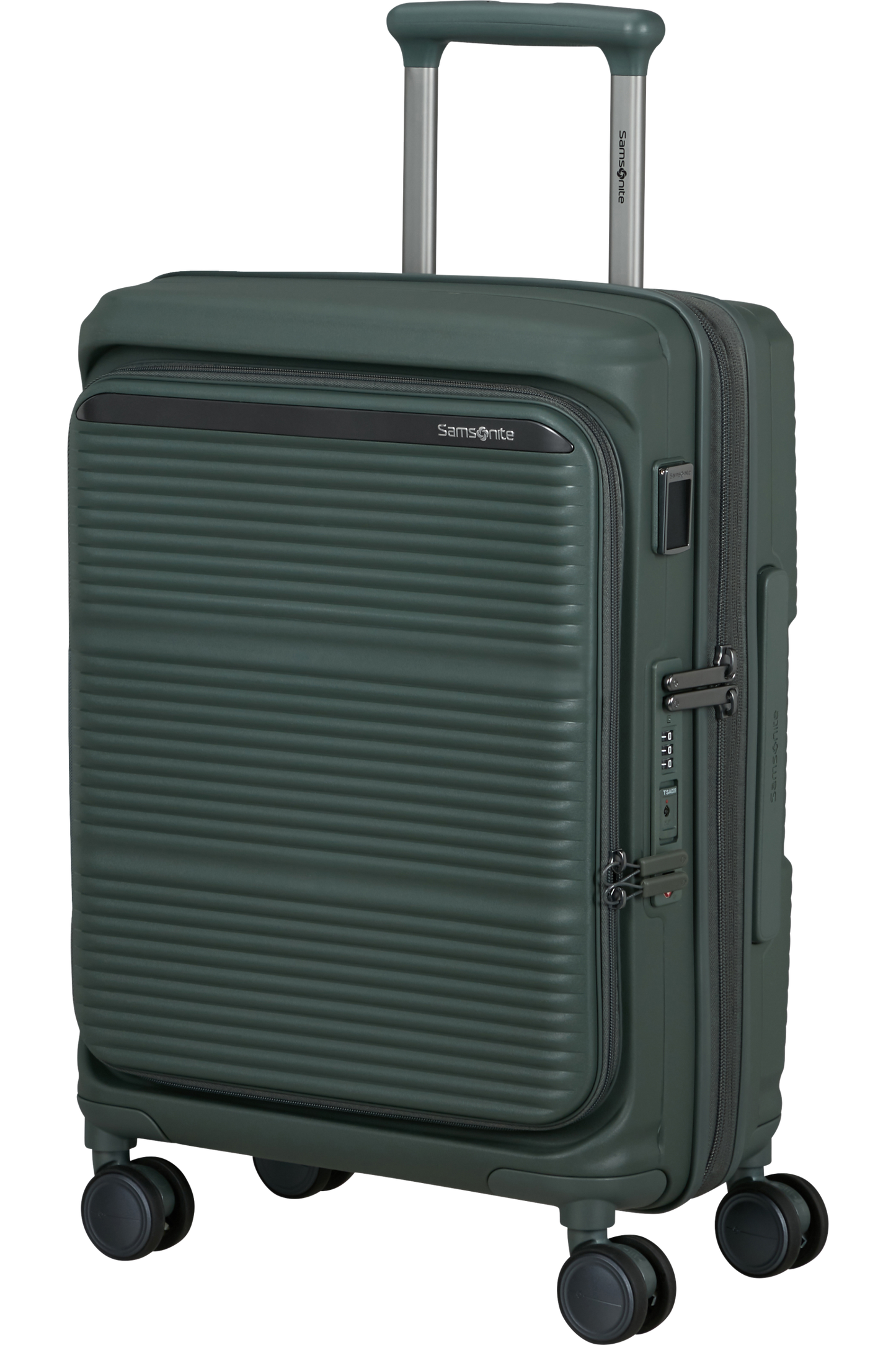 Paralux Valise 4 roues extensible 55cm - Vert olive