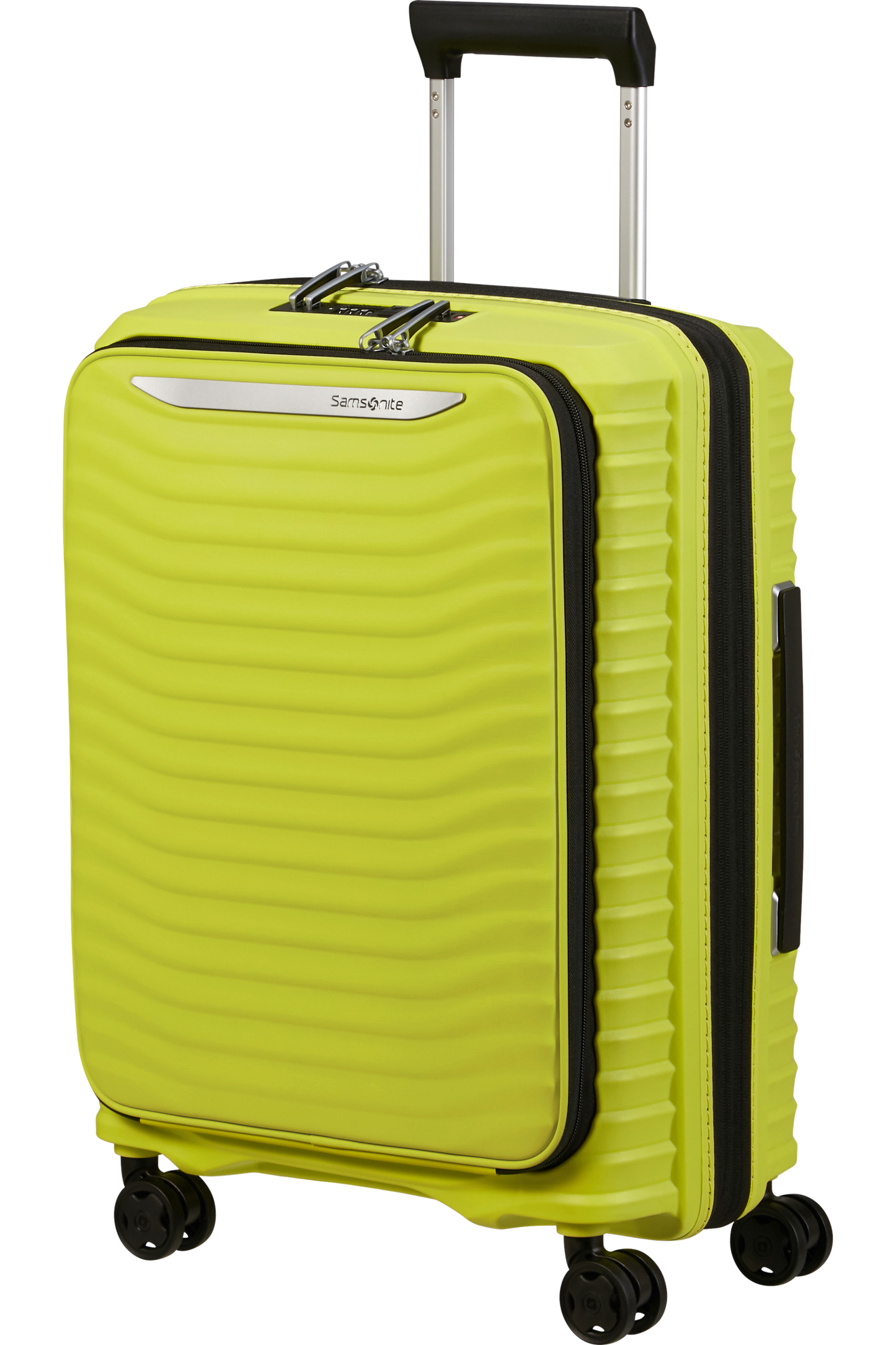 Upscape Valise à 4 roues extensible 55cm - Lime