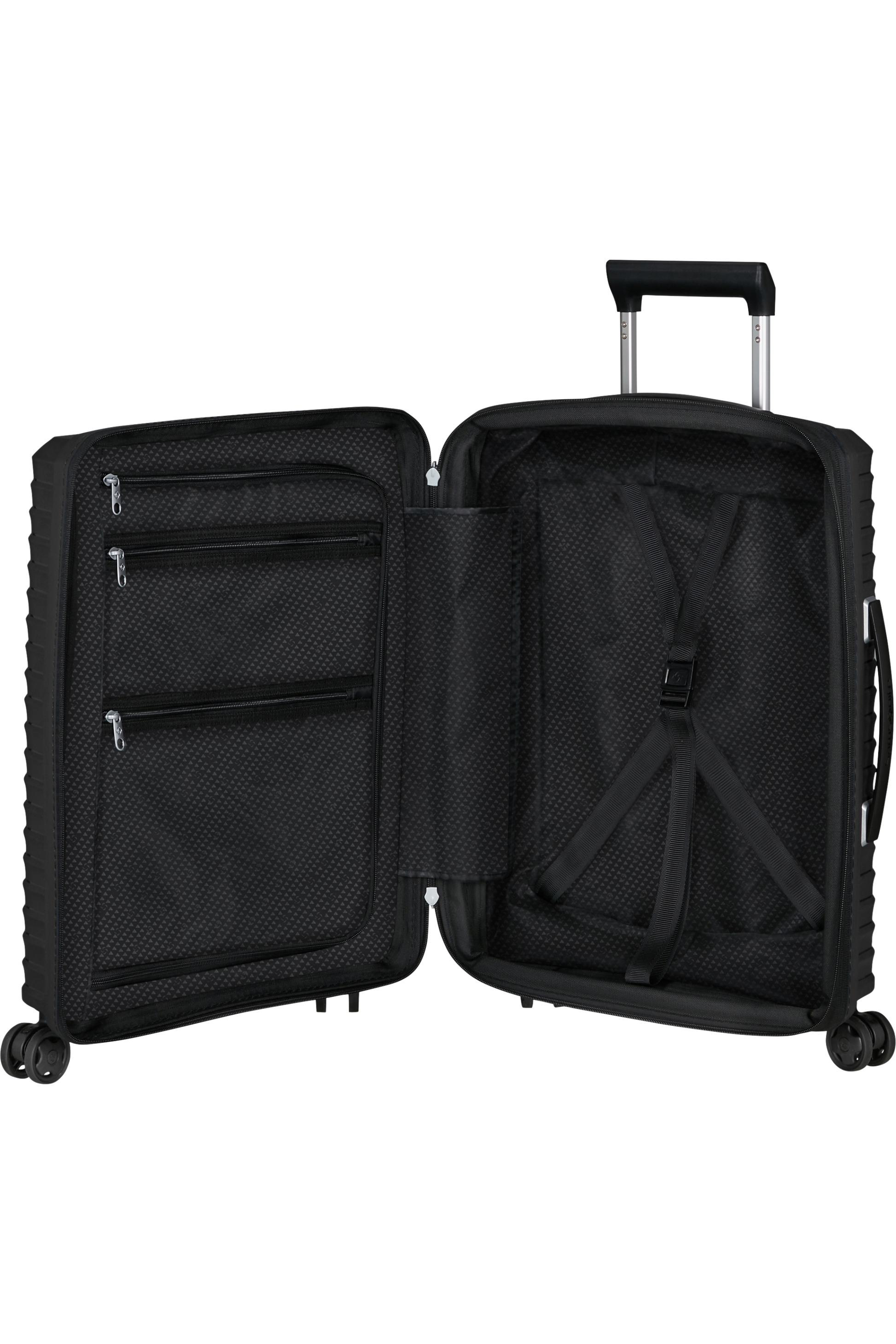 Upscape Valise à 4 roues extensible 55cm - Noir
