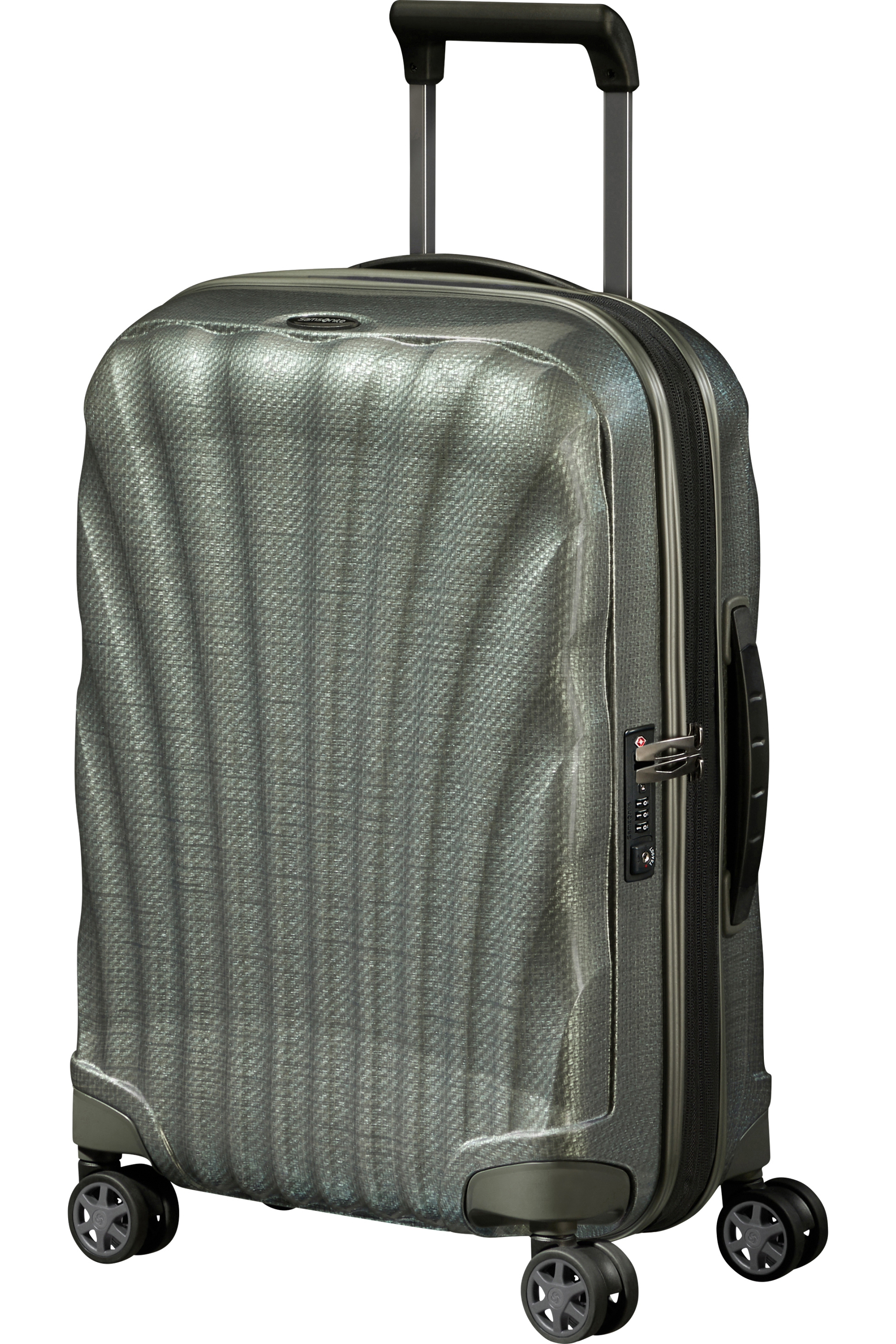 C-Lite Valise à 4 roues extensible 55cm - Vert métal