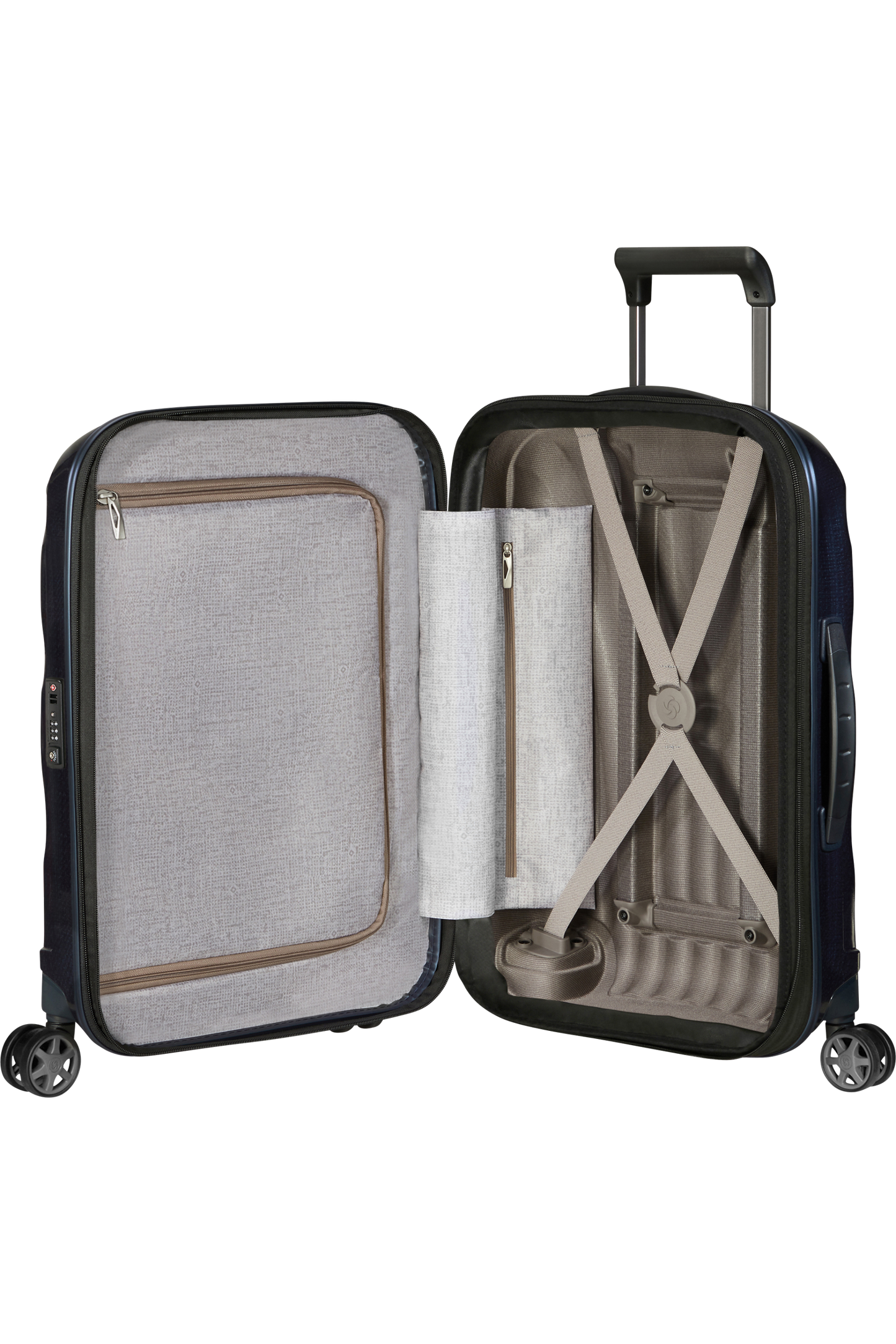 C-Lite Valise à 4 roues extensible 55cm - Bleu nuit
