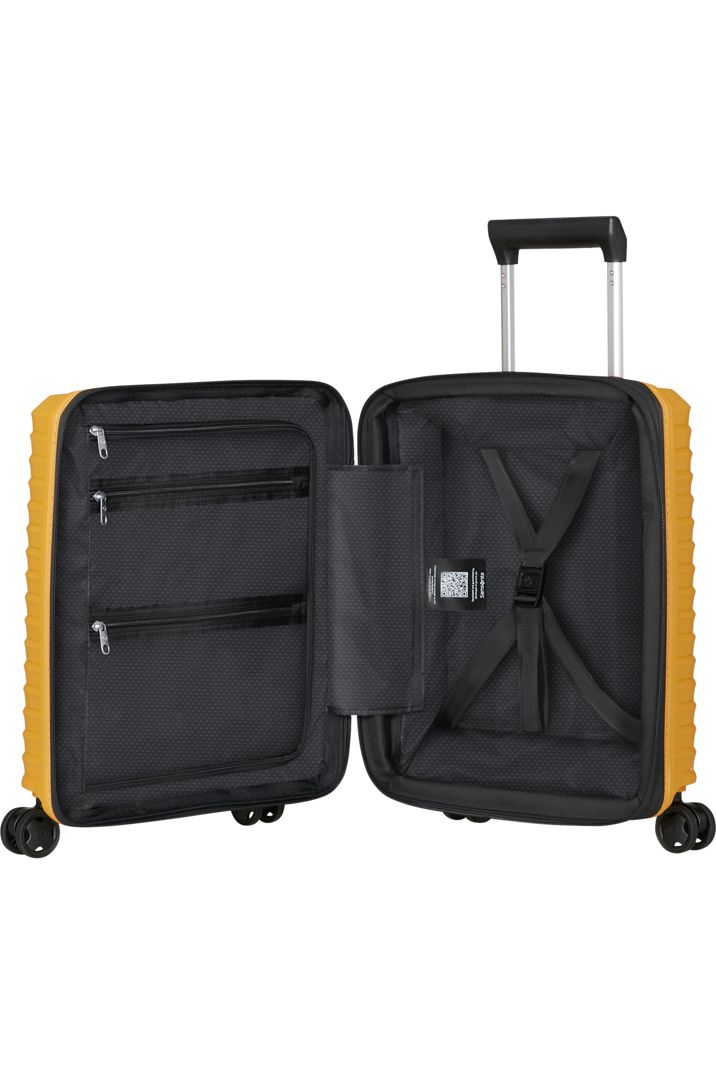 Upscape Valise sous-siège à 4 roues 45cm - Jaune