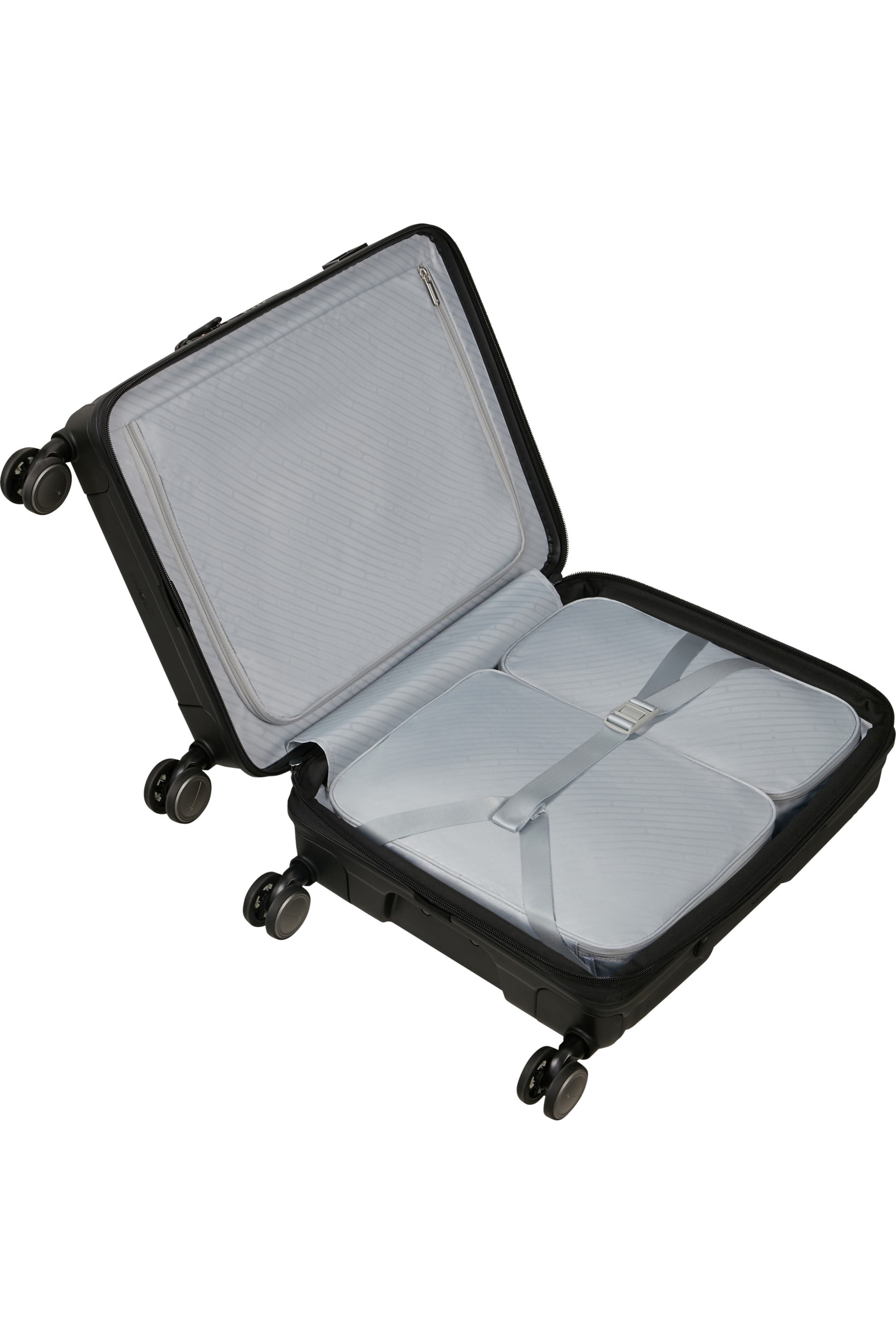 Paralux Valise 4 roues extensible 55cm - Noir